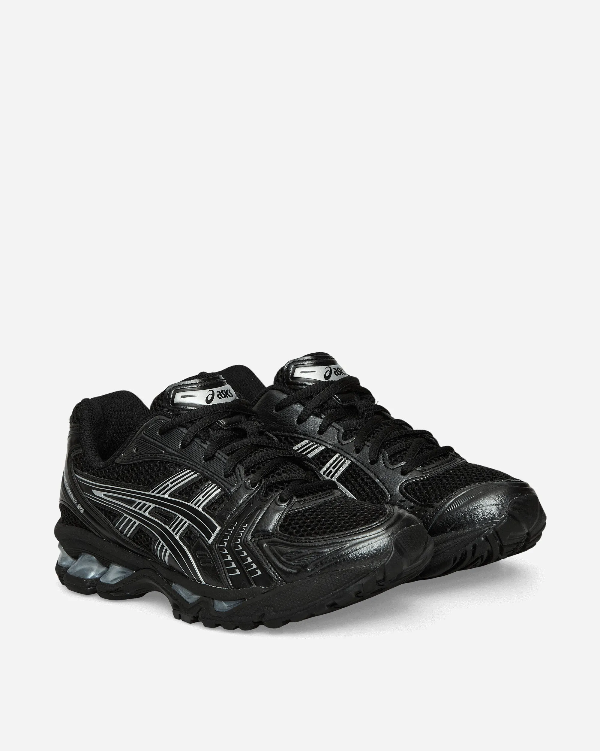 GEL-Kayano 14 Sneakers Black / Pure Silver Ankle Stabilization Contoured Sole