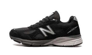 personalized - fit - customization shoes health - improvement running shoe objective 990v4 "Made In USA - Black / Silver"