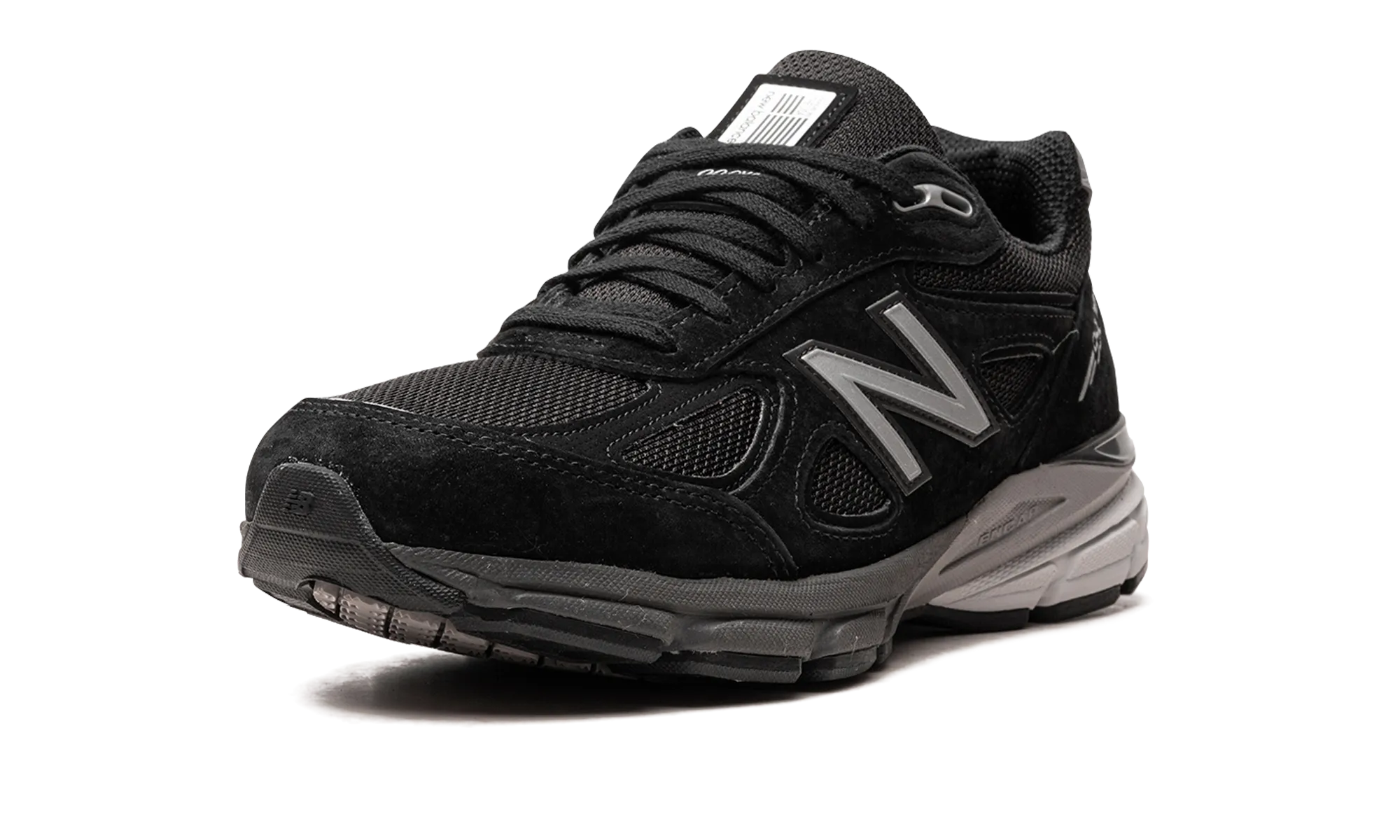 Hilly Running Mobile App Integration 990v4 "Made In USA - Black / Silver"