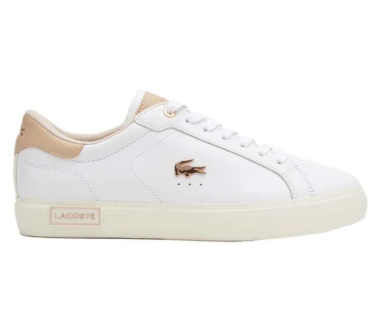 All Day Comfort Tech Women's Lacoste Powercourt 222 5 SFA (White/Light Pink)