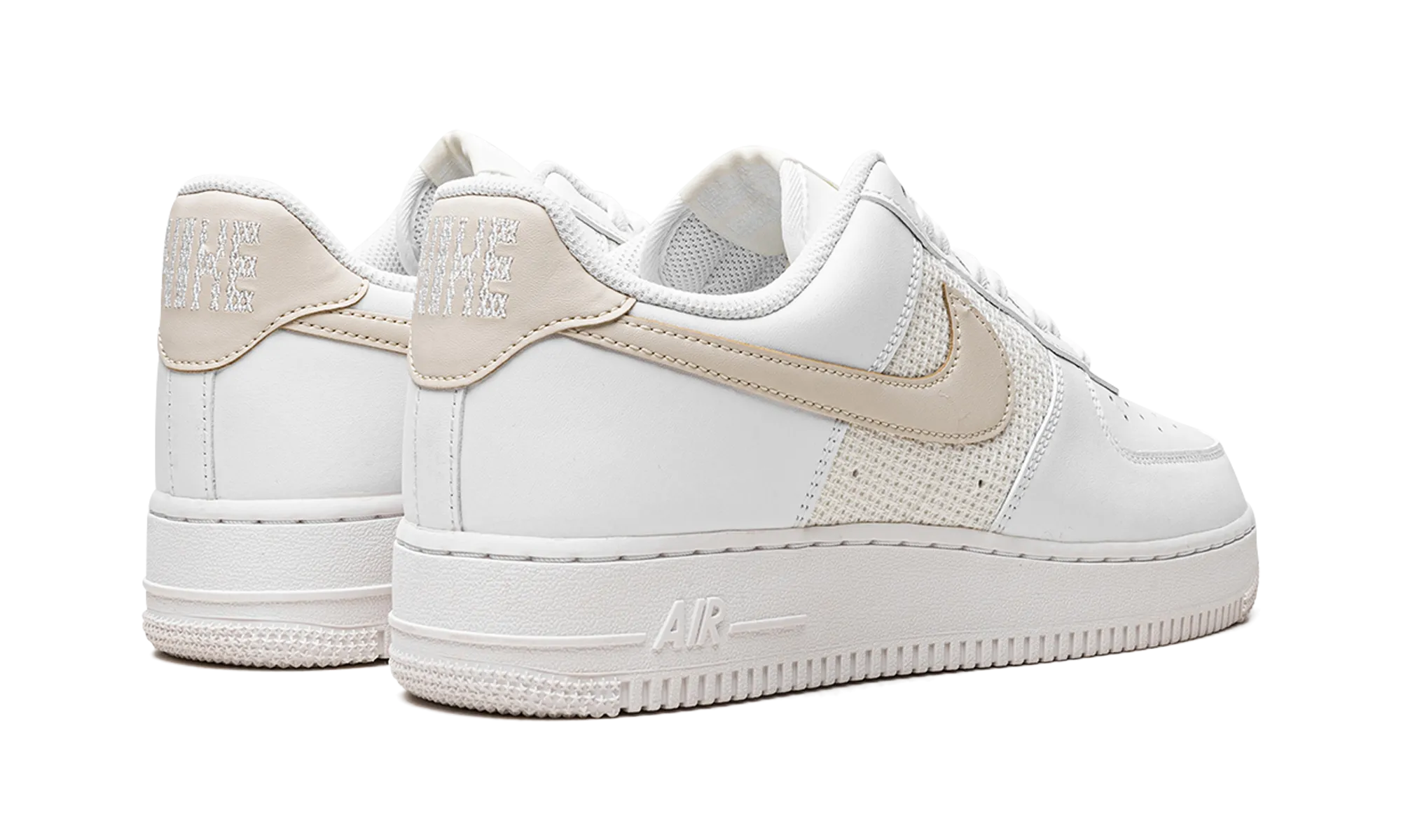 Air Force 1 Low WMNS "Grey Cross-Stitch" All-Day Wear