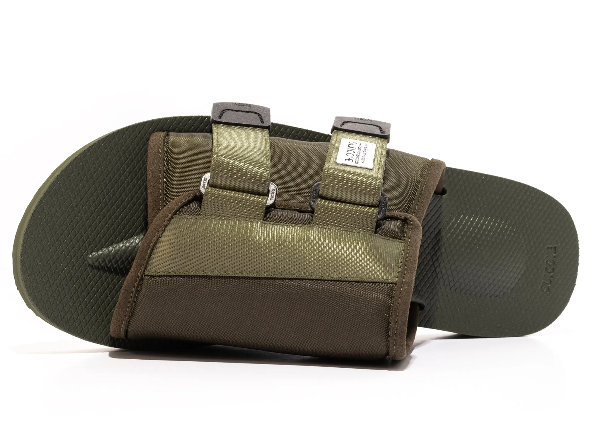 Suicoke KAW-Cab Sandals in Olive Short Trip