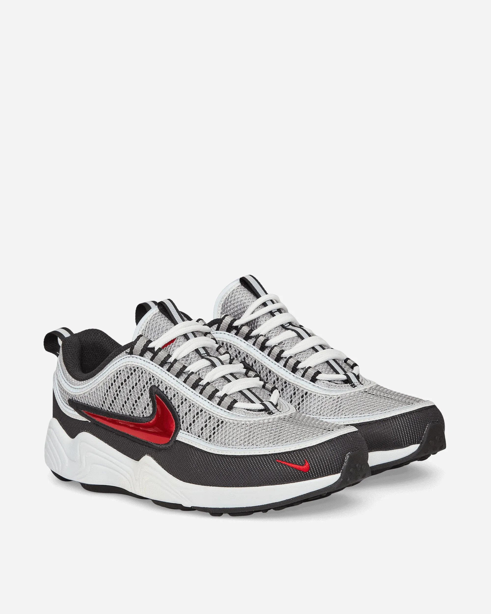Dynamic lining Eco friendly materials Air Zoom Spiridon Sneakers Silver / Sport Red
