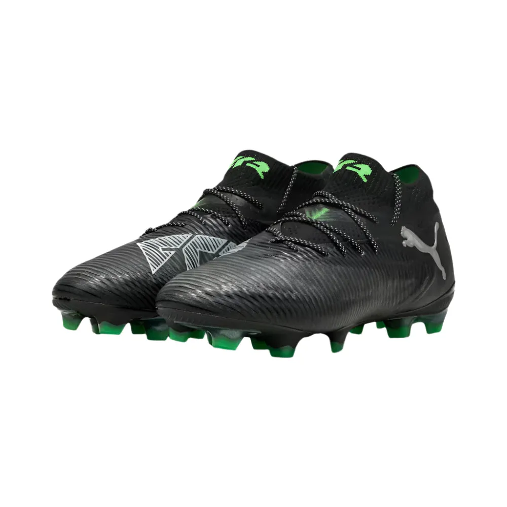 Fashion Layer Puma Future 8 Ultimate FG Football Boots (Black/Grey/Fluo Green)