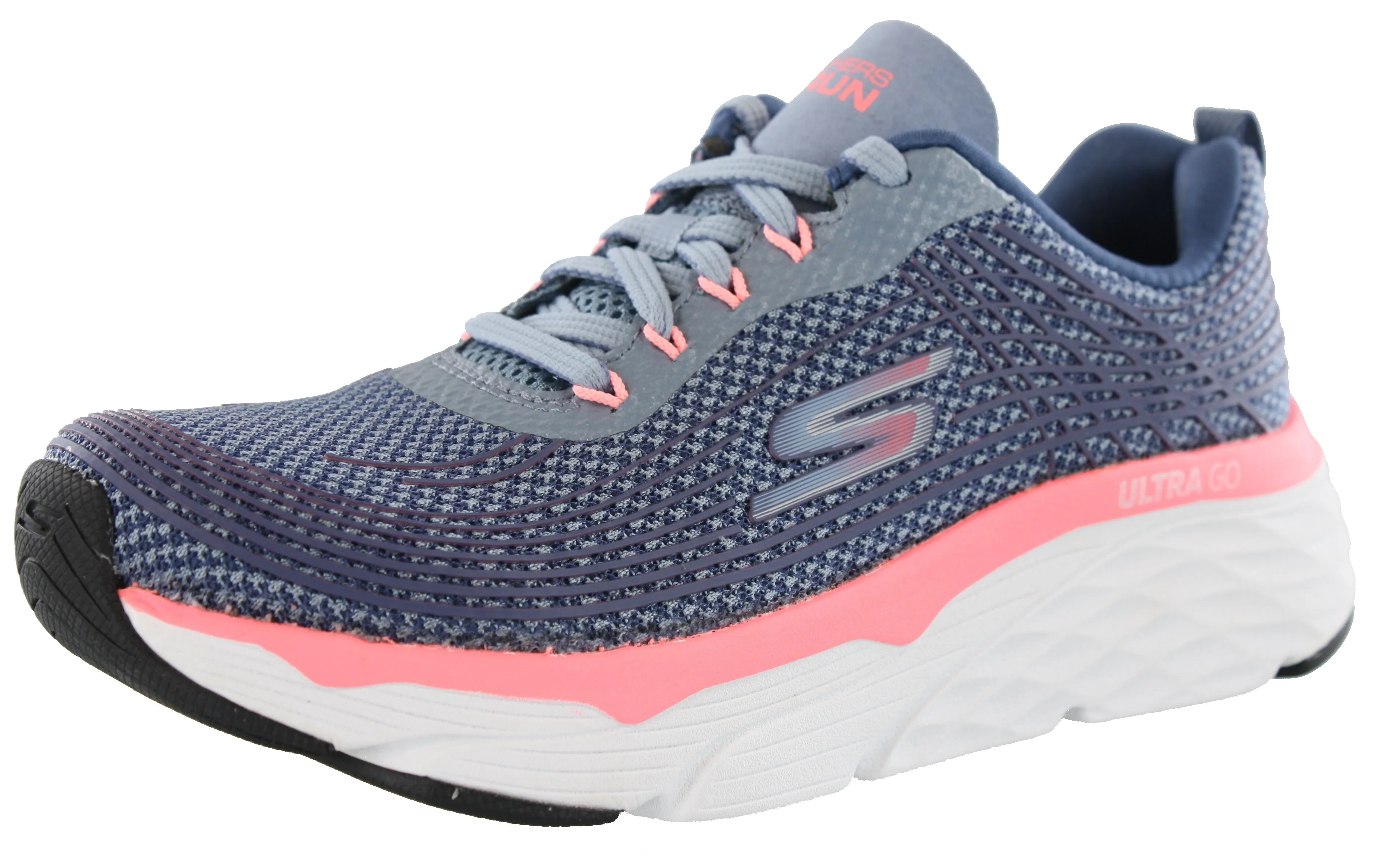 Skechers Women's Lightweight Running Shoes Max Cushioning Elite Easy To Slip On Trendy Look
