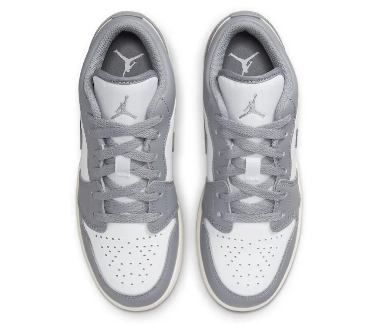 GS Nike Air Jordan 1 Low (Vintage Grey) Soft-touch design Style Boost