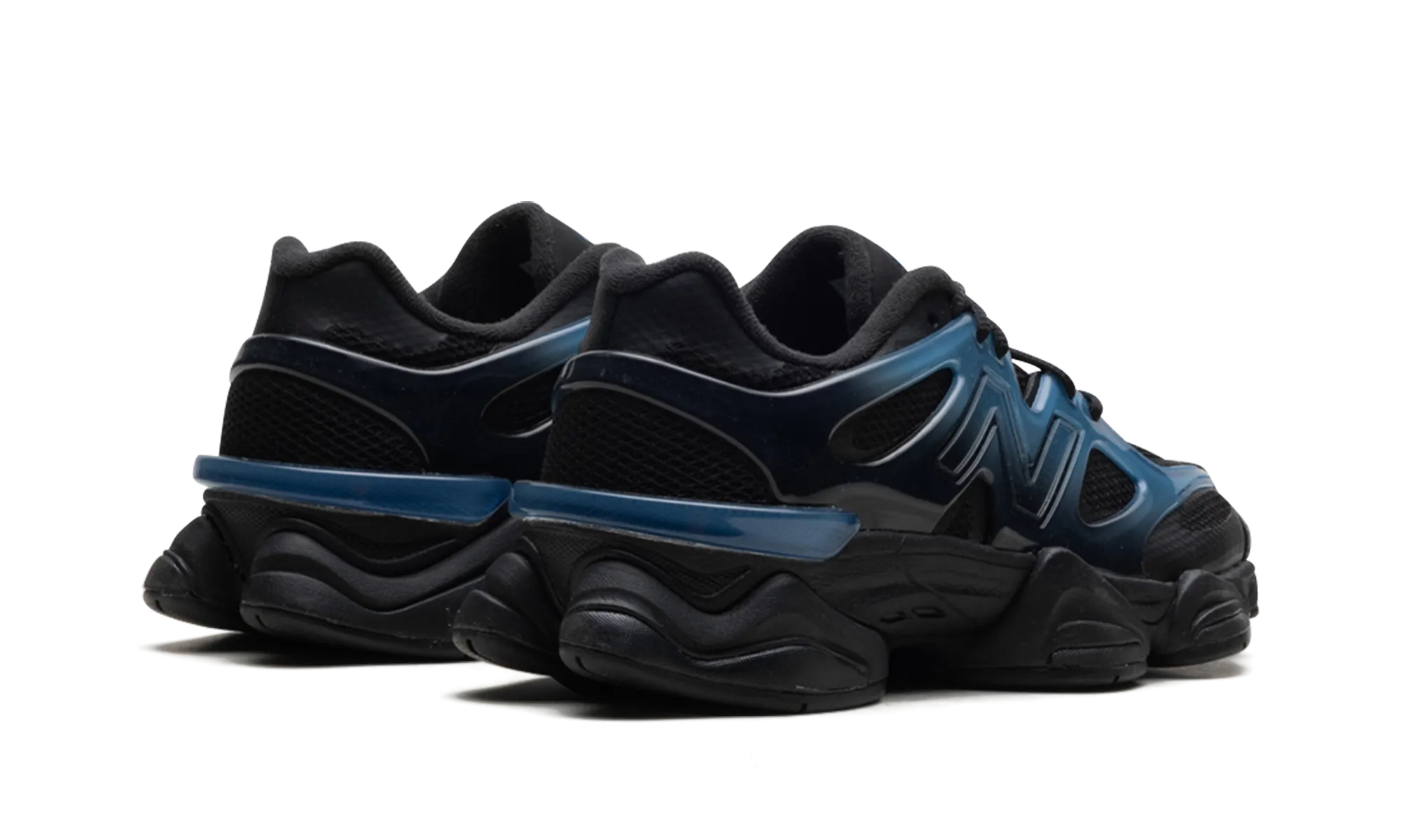 9060 "Navy Blue Black Gradient" slip - on shoes windy