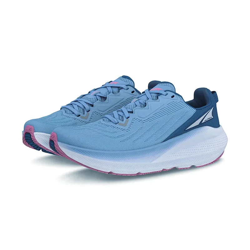 Women's FWD VIA Light Blue running in humid weather