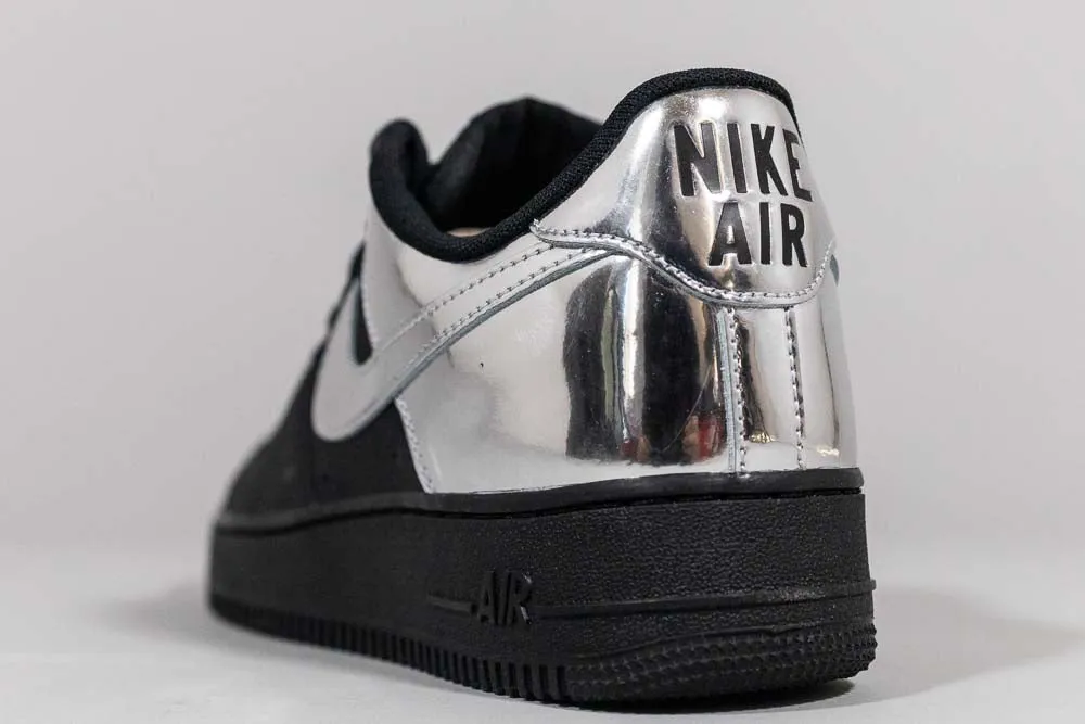 Nike Air Force 1 Low "All-Star" 'Black and Metallic Silver' Sophisticated Look