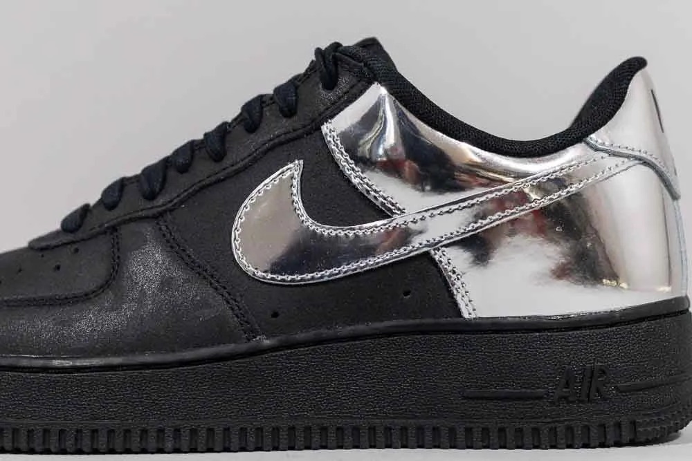 Easy Movement Breathable panel Nike Air Force 1 Low "All-Star" 'Black and Metallic Silver'
