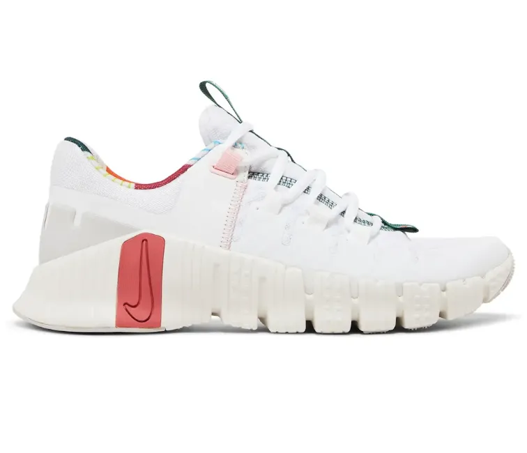 Women??s Nike Free Metcon 5 (White/Pink Bloom) Perfect Grip