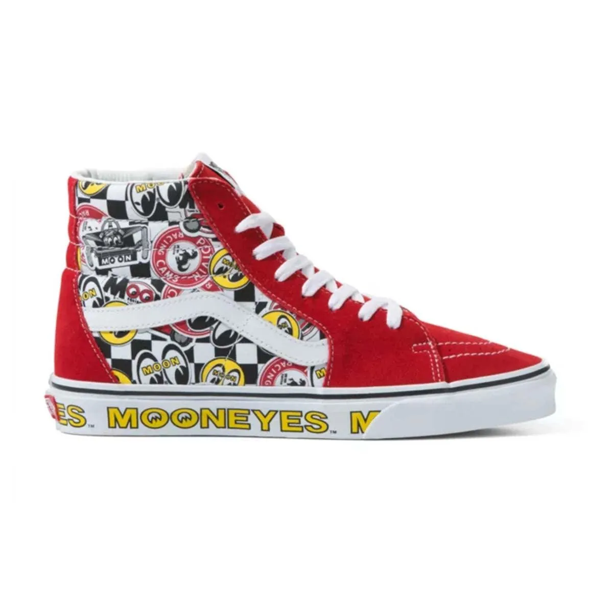 Plush Touch shape   Mooneyes SK8-Hi 'Formula One'