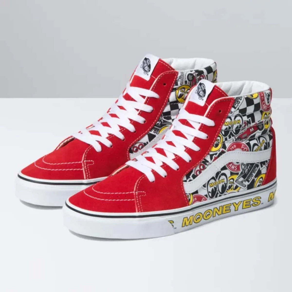   Mooneyes SK8-Hi 'Formula One' color - scheme Superior Cushioning