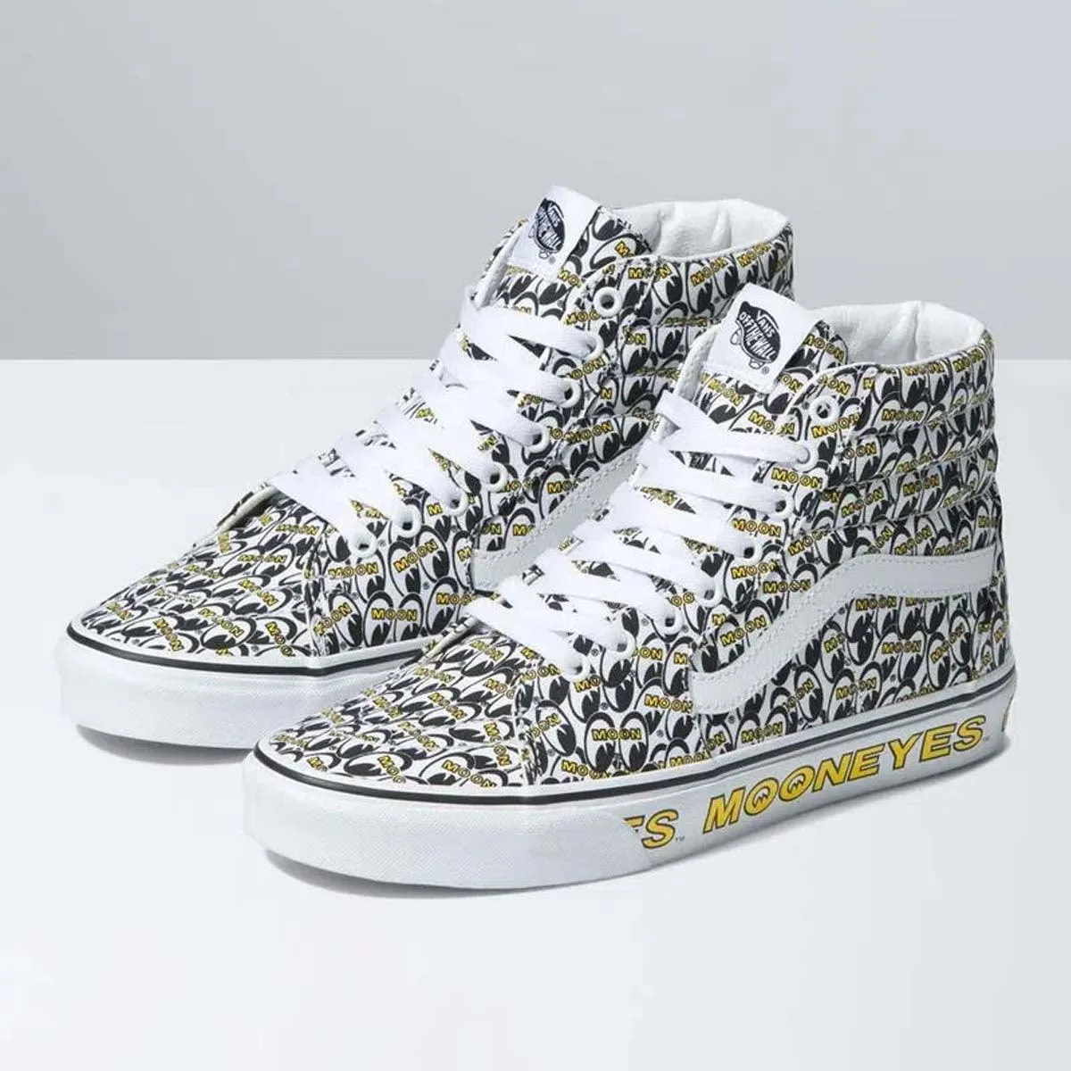 Anti - odor   Mooneyes SK8-Hi 'White Yellow'