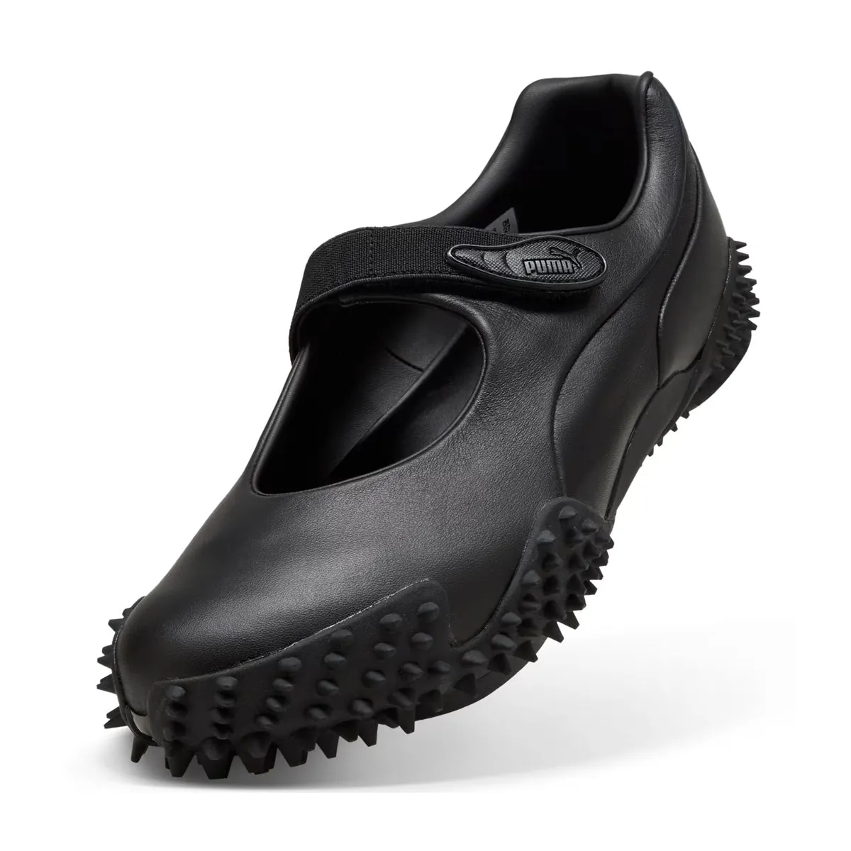 geometric Mostro Fey Leather 'Puma Black'