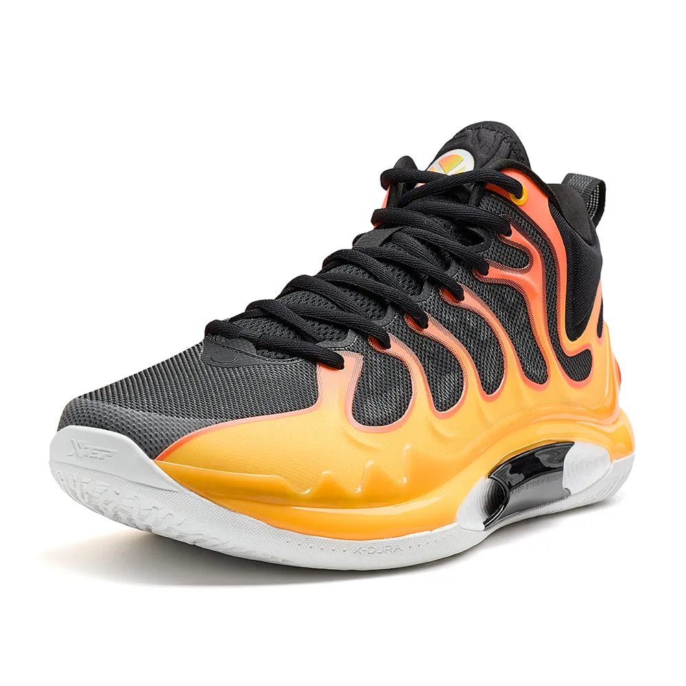 XTEP Men's Air Glide Basketball Shoes Torsional Stability Plate Active