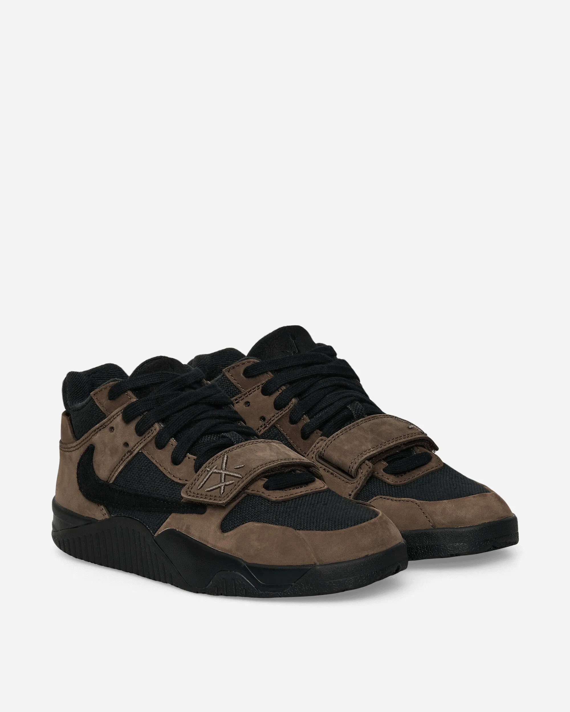 Travis Scott CJ1 T-Rexx Sneakers Black / Dark Mocha Slim Edge breath easy