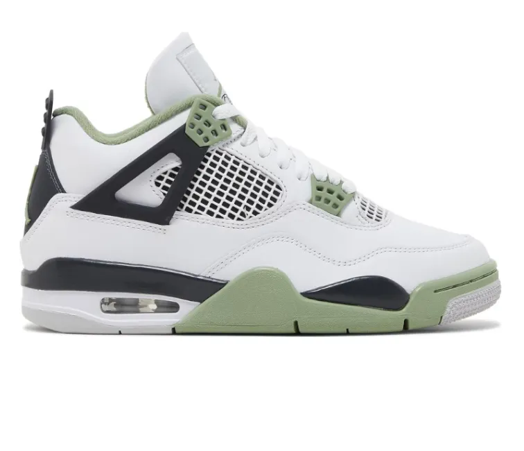 Women's Nike Air Jordan 4 Retro (Seafoam) Walking Sessions