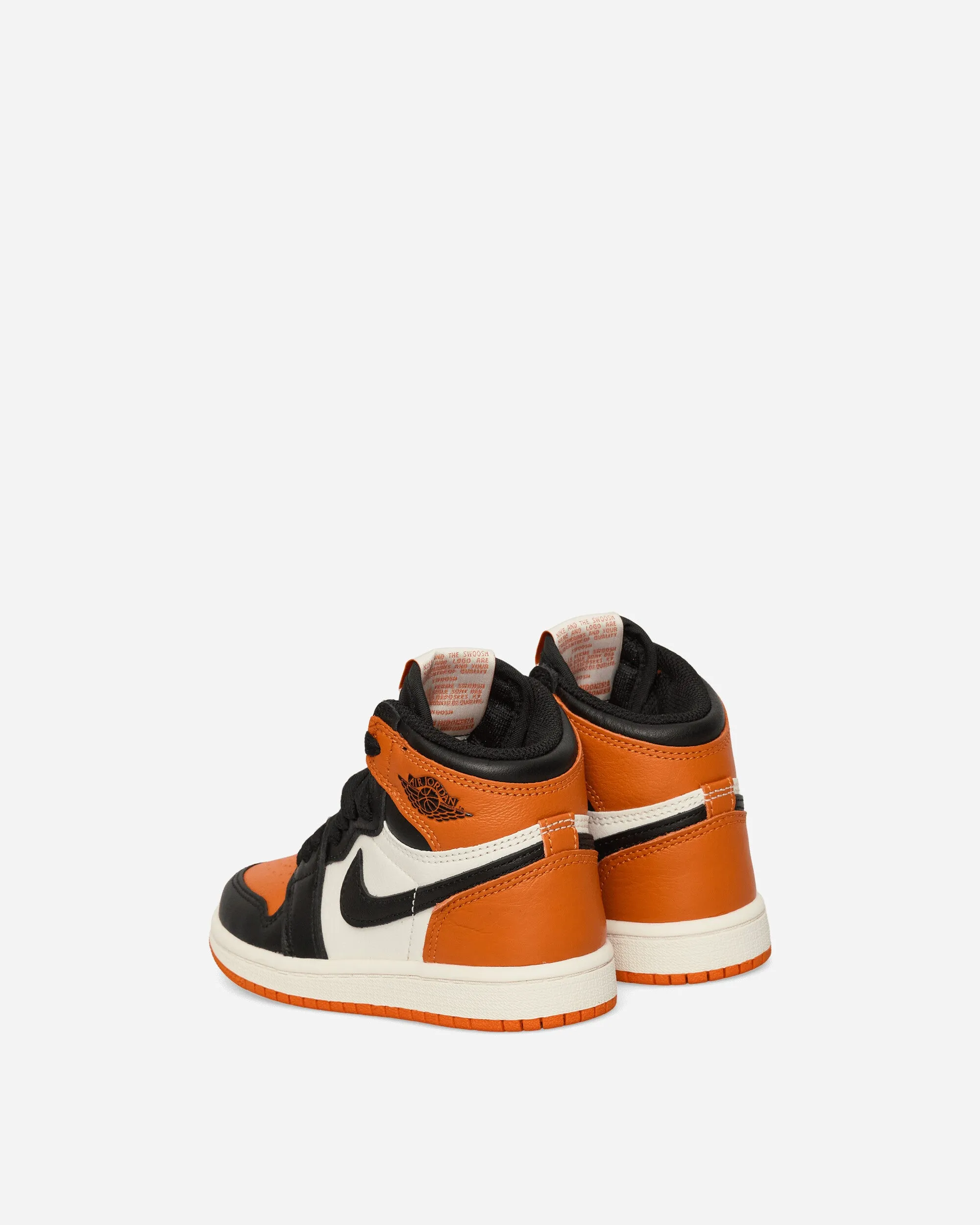 carbon fiber plate Padded Collar Structure Air Jordan 1 High OG (PS) Sneakers Shattered Backboard
