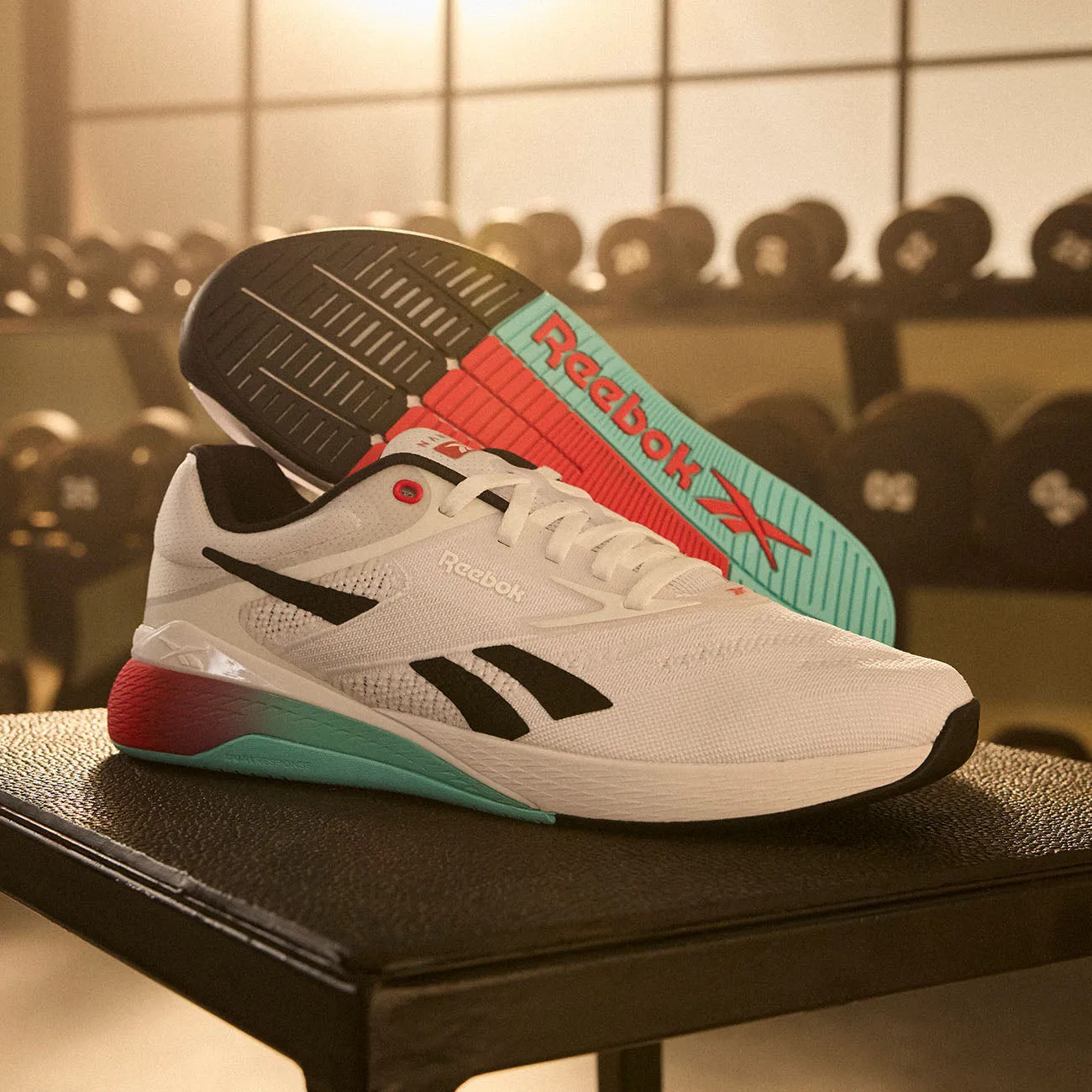 running on the beach gym - workout running shoes Men's Reebok Nano X5