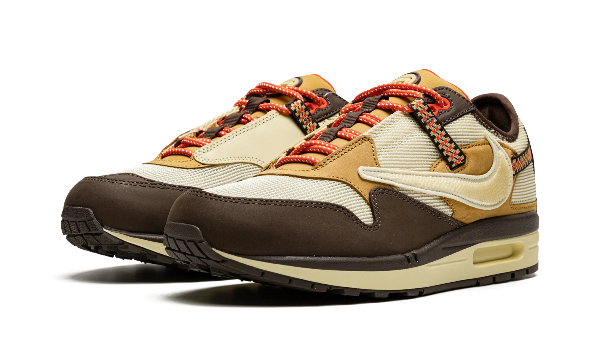 low - altitude running shoes Air Max 1 "Travis Scott - Baroque Brown"