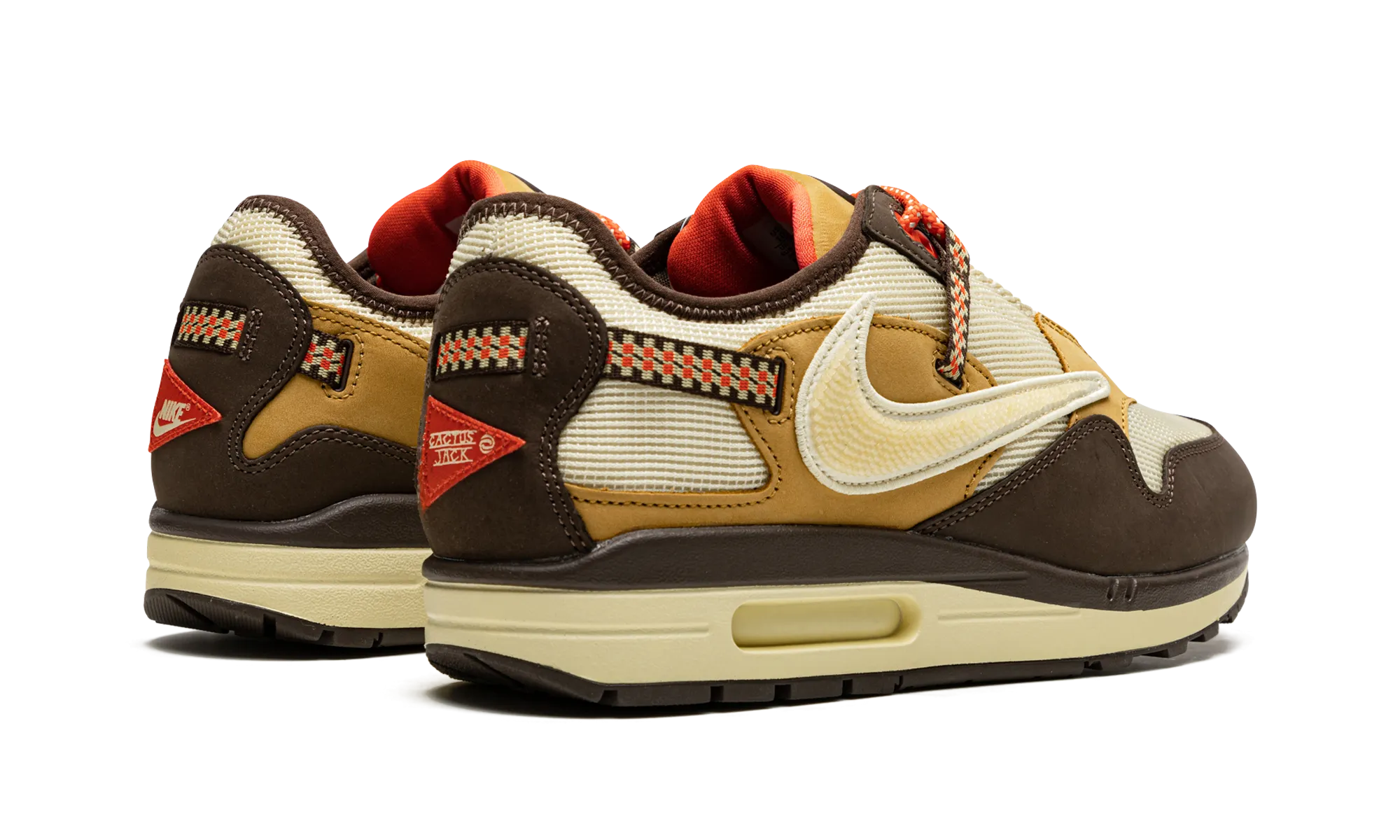 Air Max 1 "Travis Scott - Baroque Brown" Easy on off half - sizes