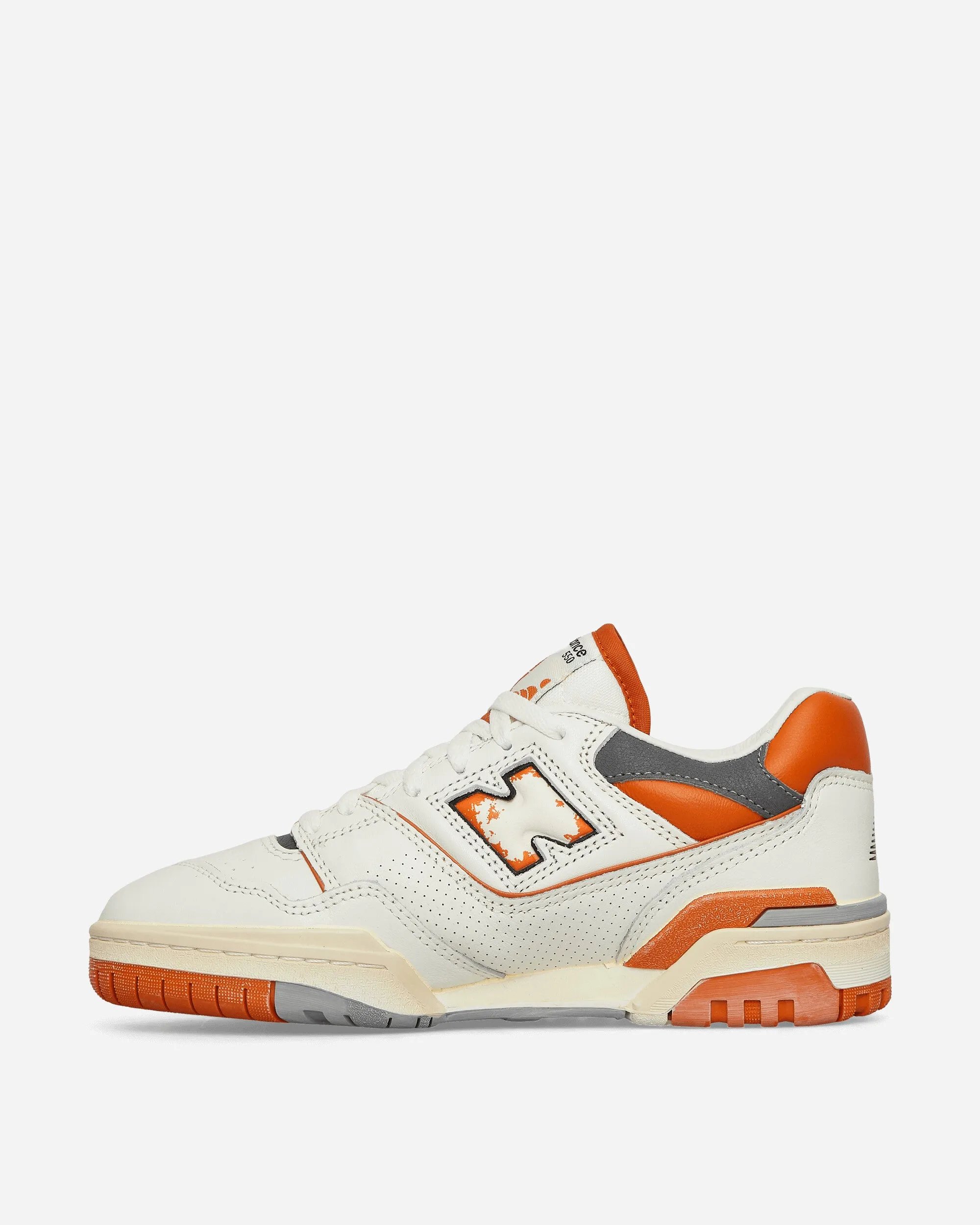 550 Sneakers Sea Salt / Orange Multi Density Foam Sole Tech