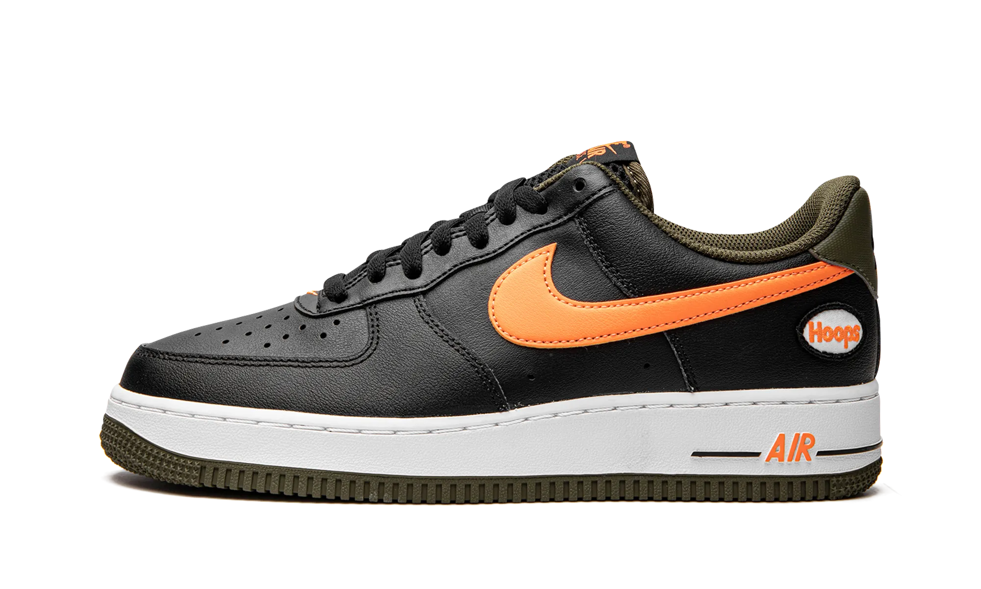 orthopedic Air Force 1 Low "Hoops Black University Gold"