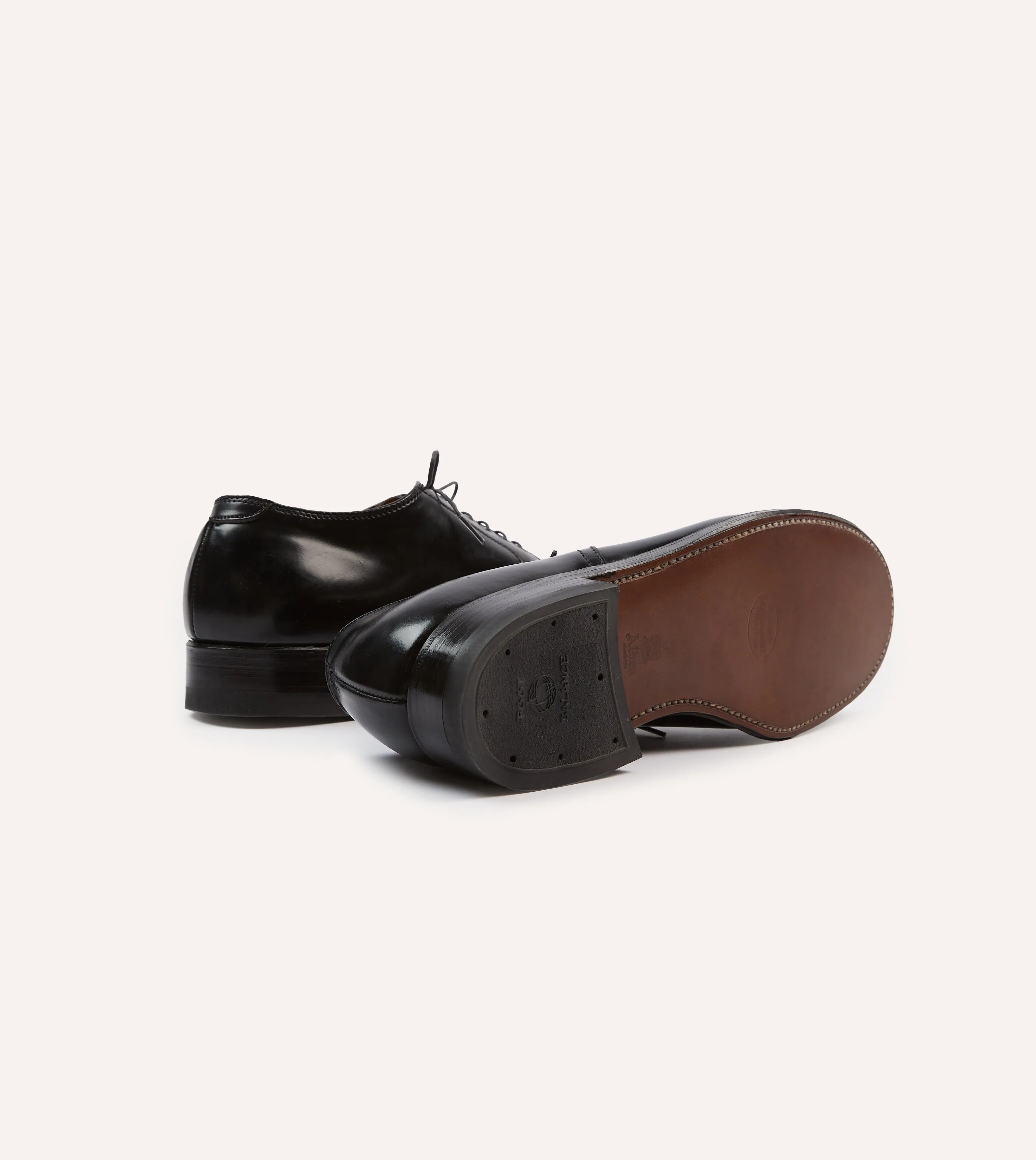 Alden Black Cordovan Algonquin Blucher Slim Outfit Velvet Soft