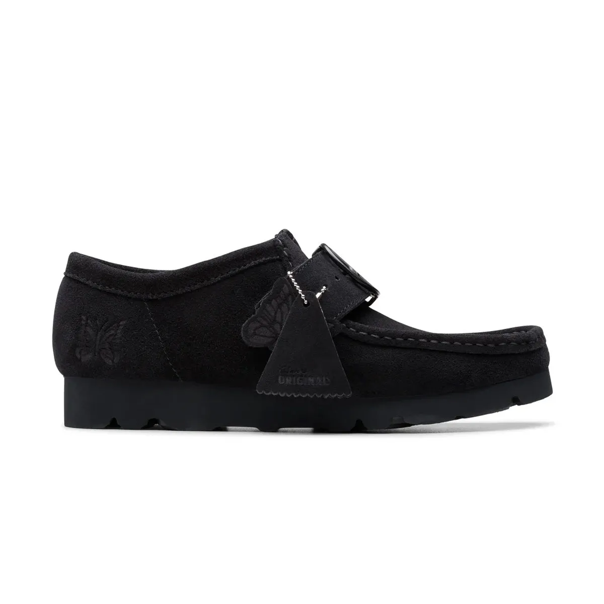   NEEDLES Walla Strap Low 'Black Suede' most classic