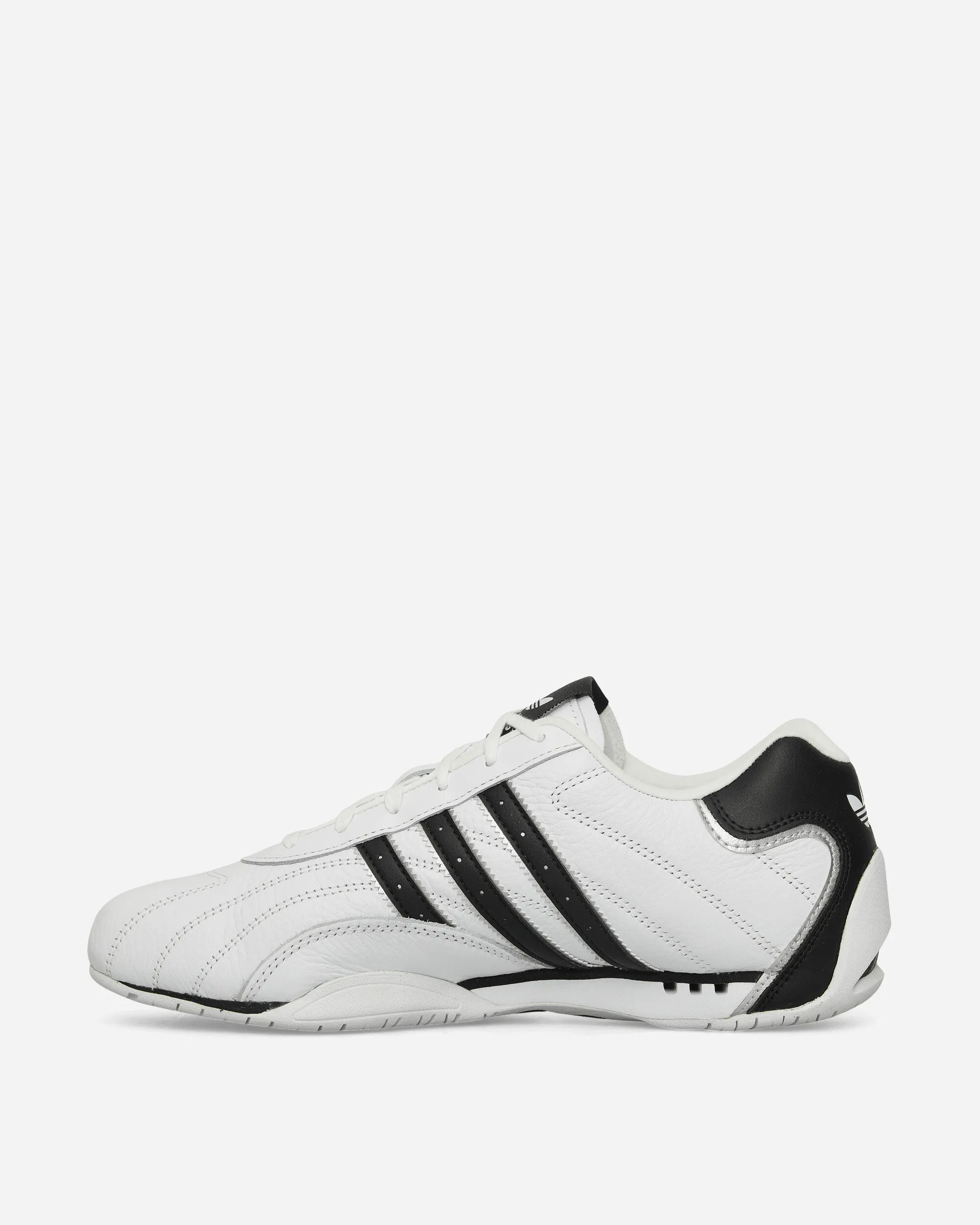 Adi Racer Lo Sneakers Cloud White / Core Black Tension Free Lacing Matte Finish