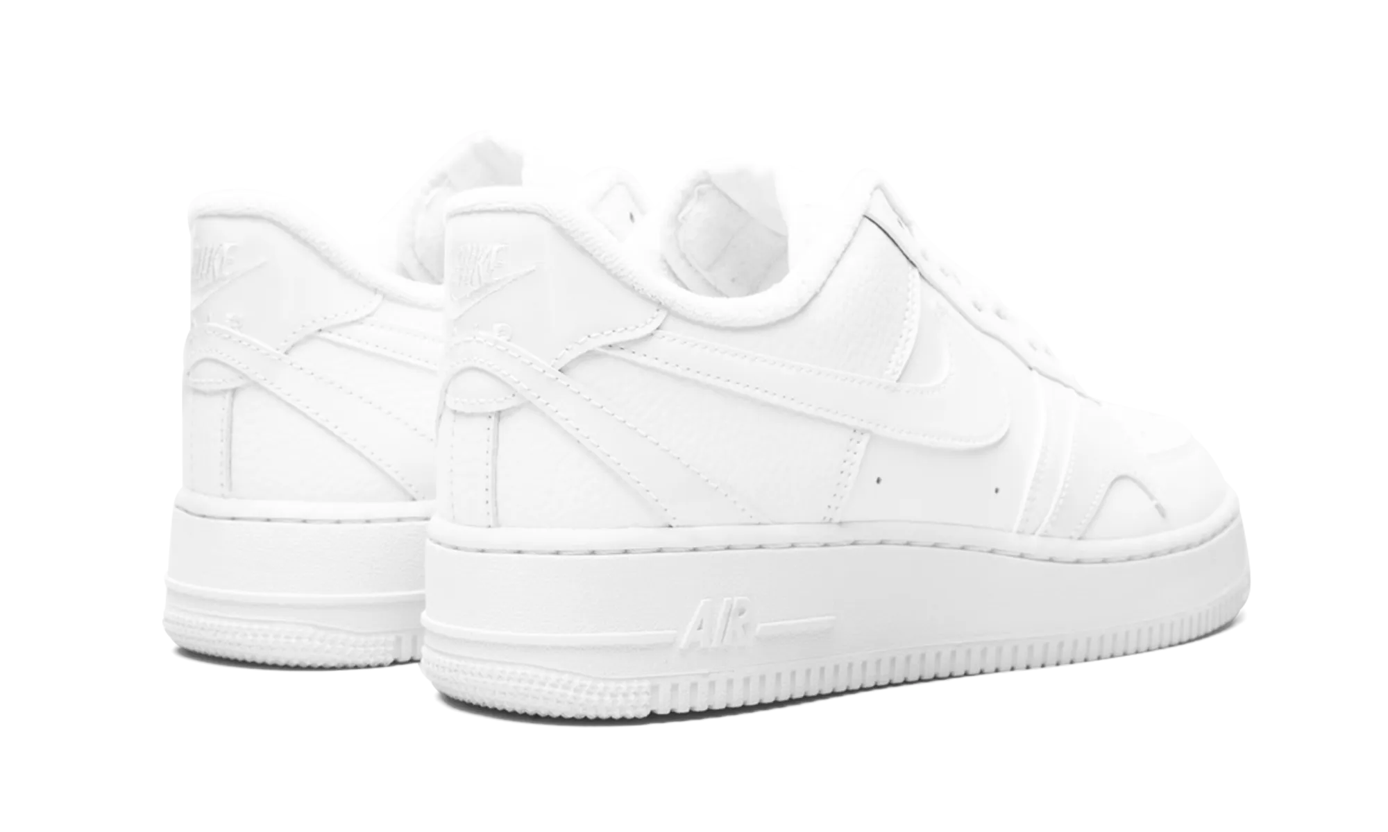 Air Force 1 '07 LV8 "Misplaced Swoosh - Triple White" Smart Stylewear