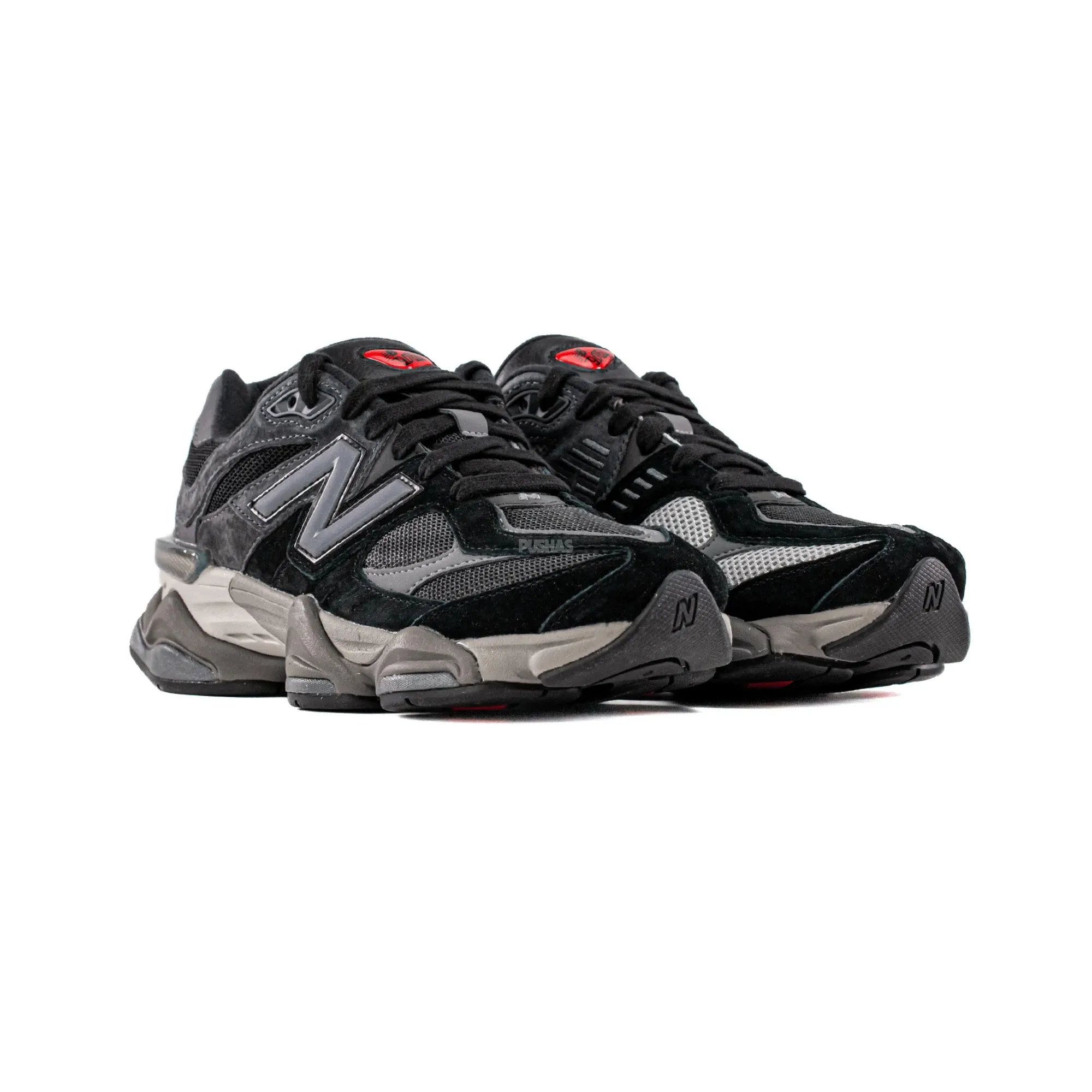 racquetball shoes narrow - fit shoes New Balance 9060 'Black Castlerock Grey' (2022)