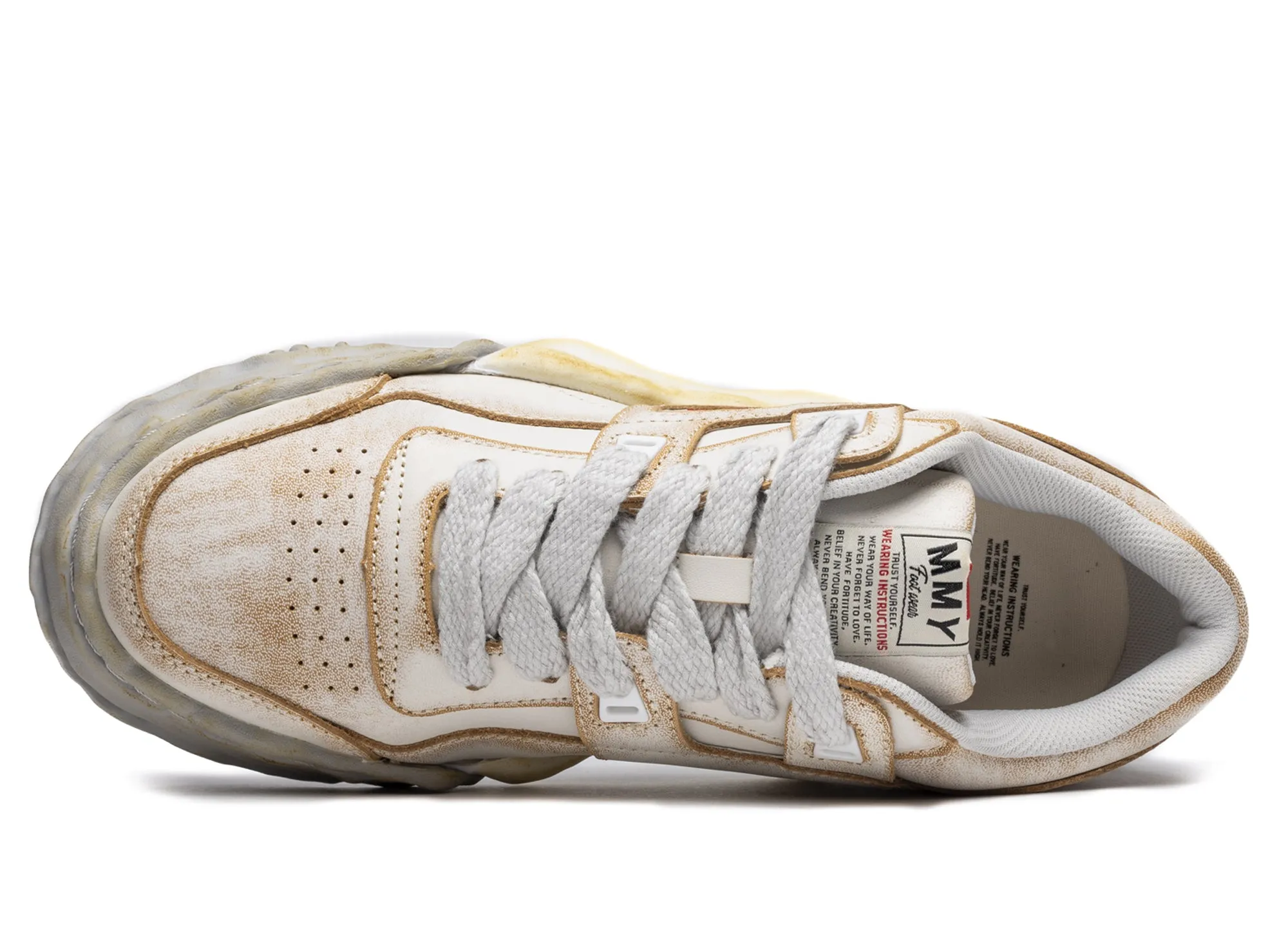 Breathable Wide toe box Maison Mihara Yasuhiro Leather Parker OG in White
