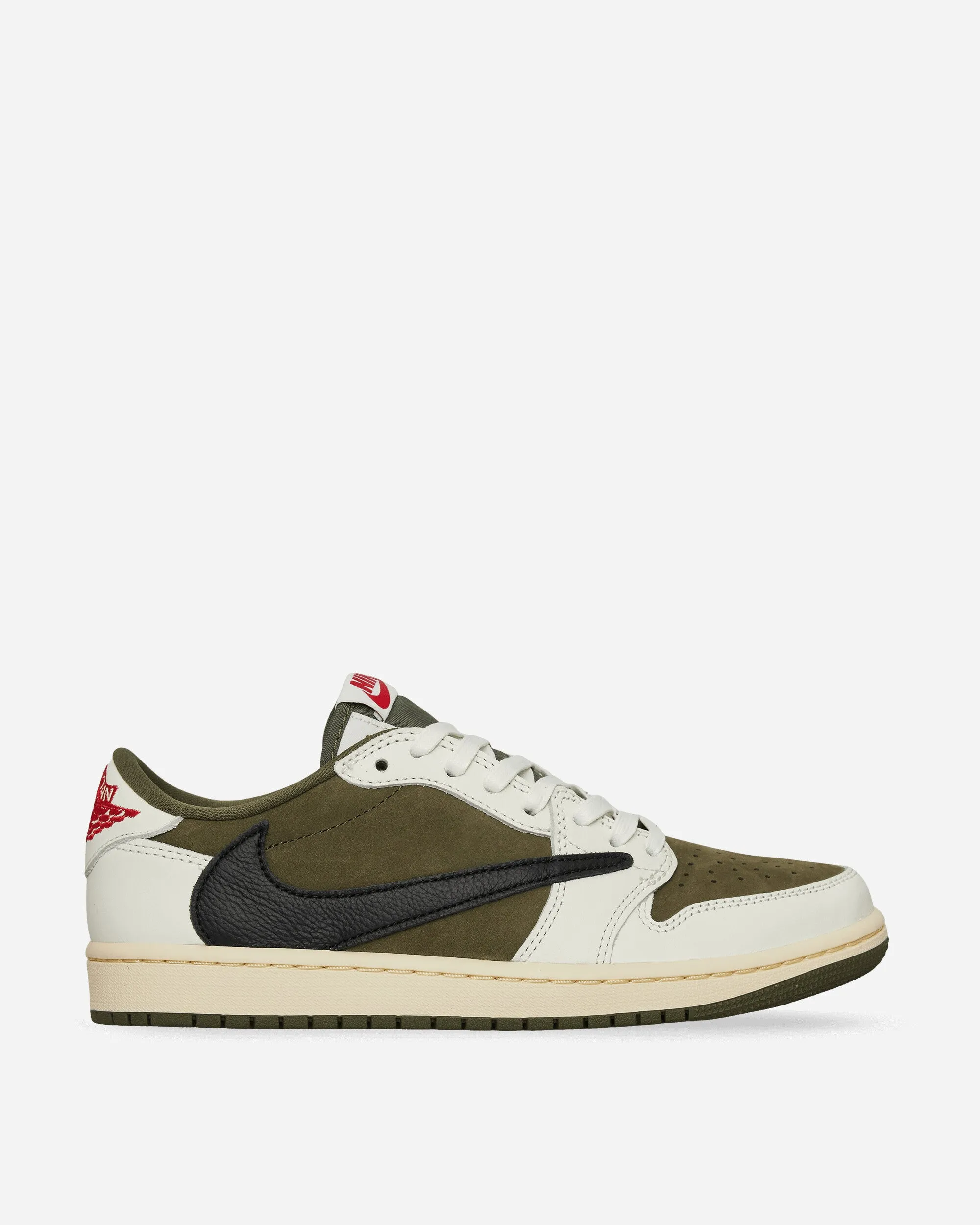 Smart Ease Travis Scott Air Jordan 1 Low Sneakers Medium Olive