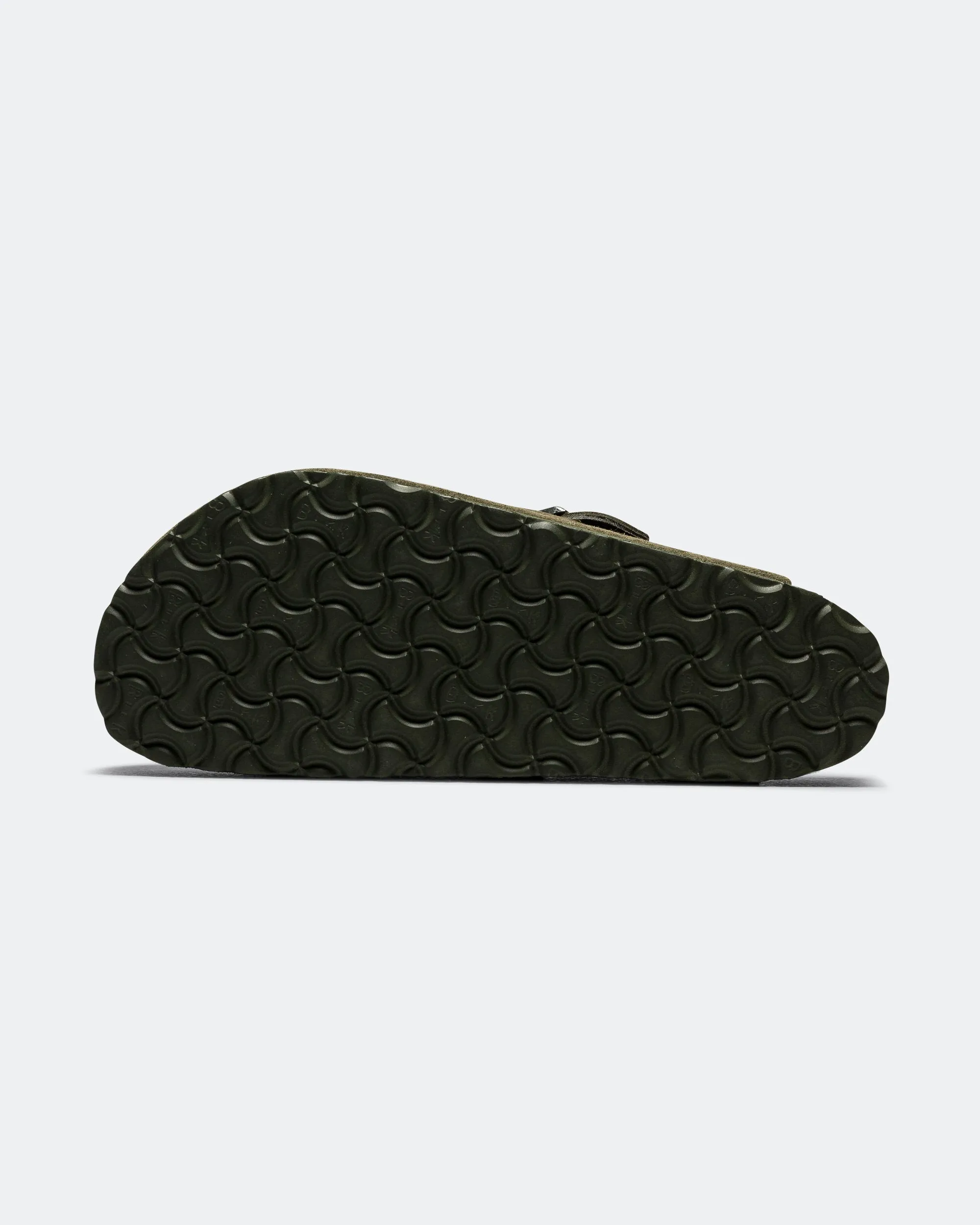 Boston - Thyme Suede Leather/Shearling Sandy Path