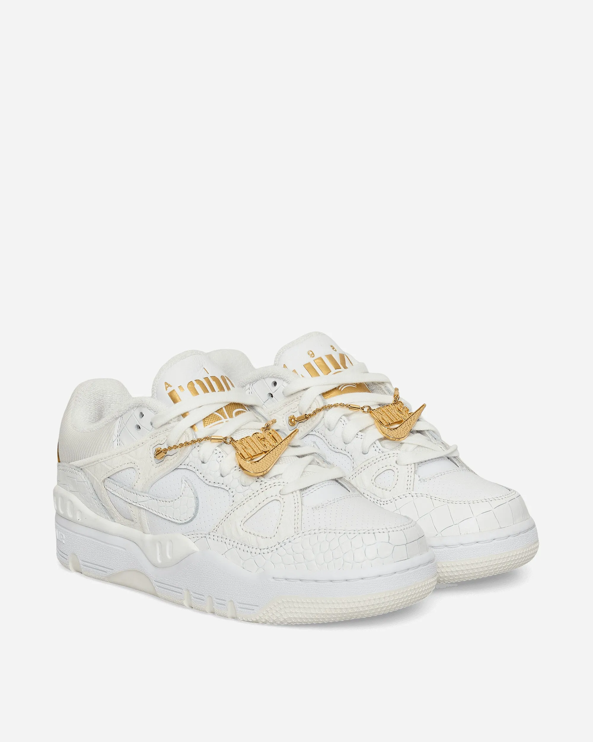 NIGO Air Force 3 Low Sneakers White / Metallic Gold Football