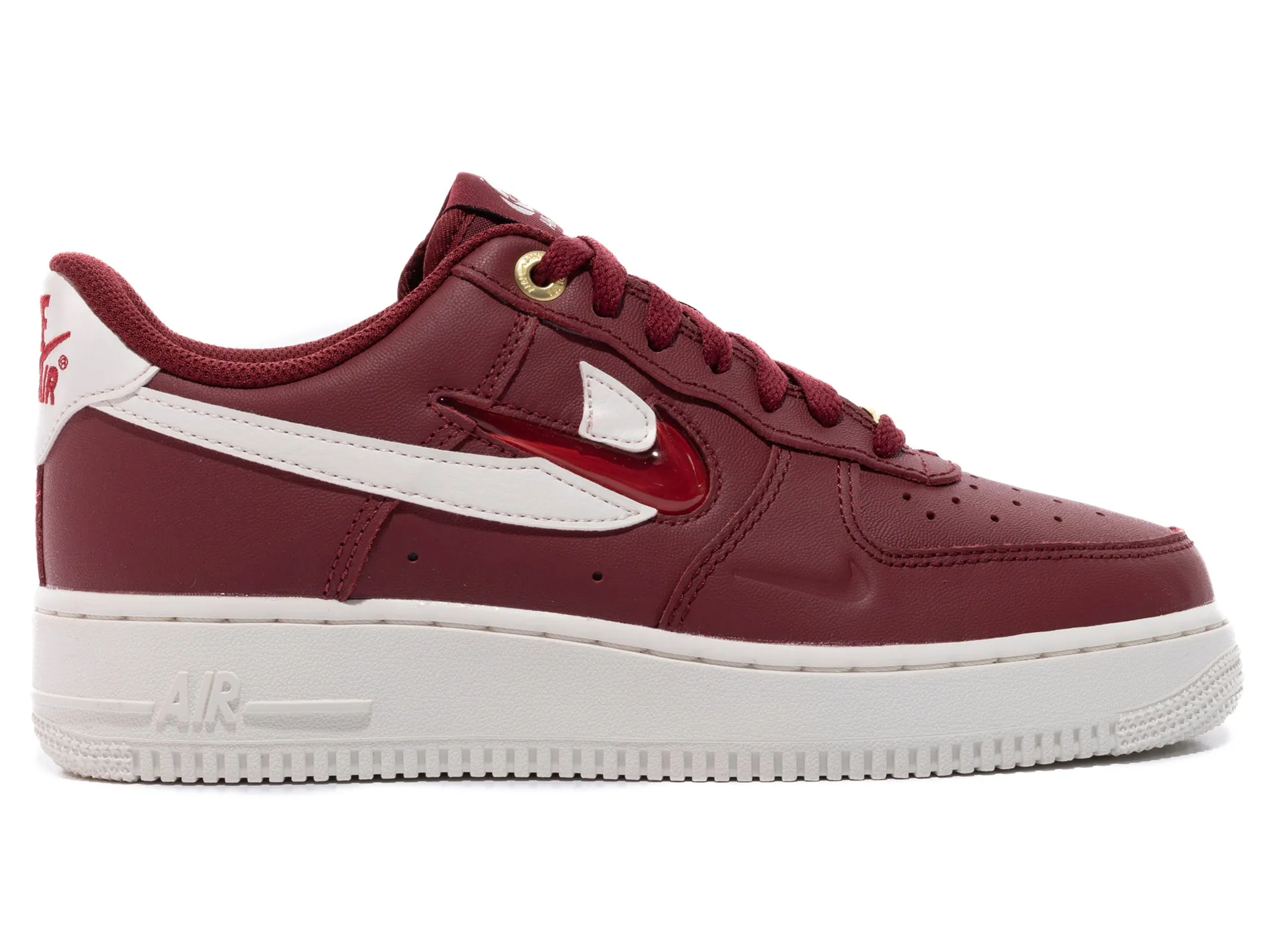 Freeze Grip Rain Step Nike Air Force 1 '07 Premium Jewel Multi Swoosh 'Team Red'