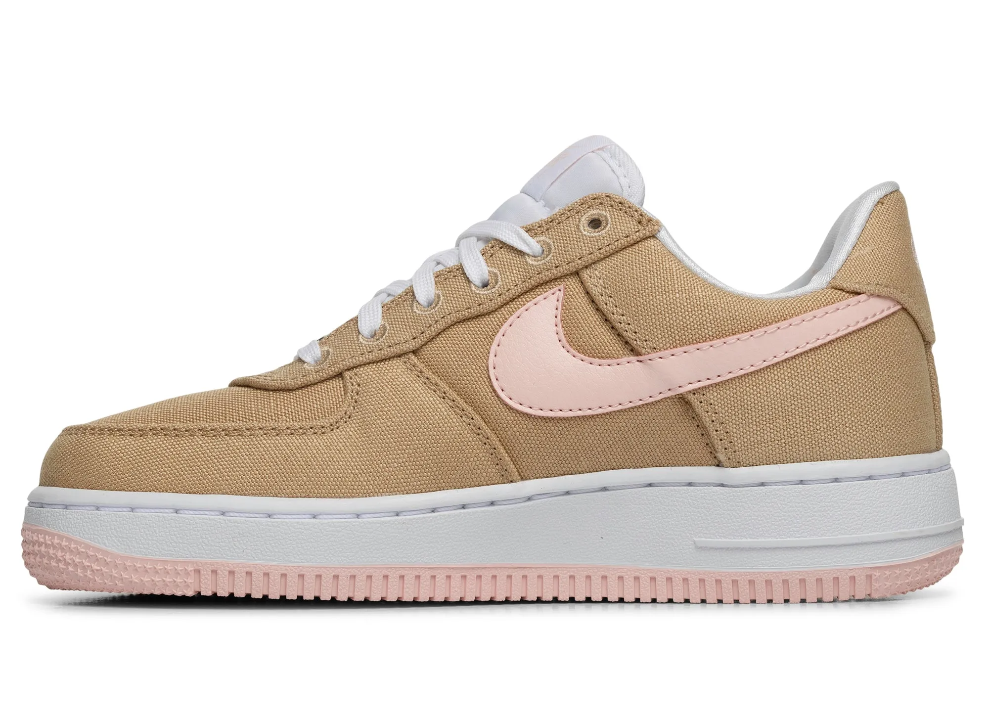 Nike Air Force 1 Retro LL QS ??Linen Canvas?? Pair Quick Lightweight Design