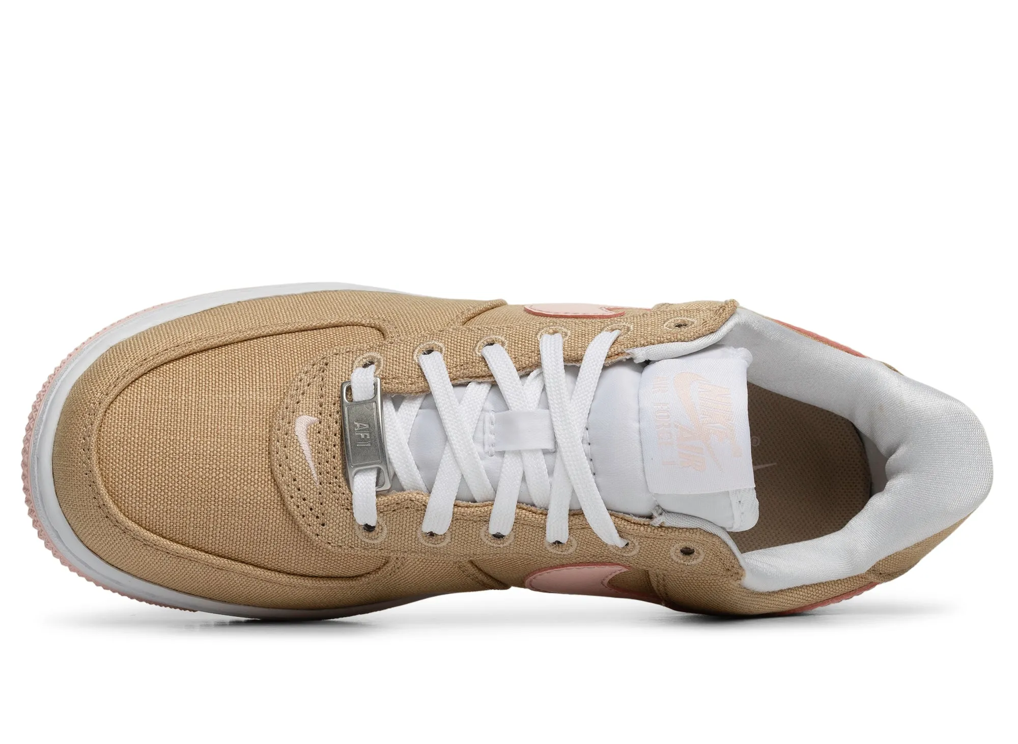 Nike Air Force 1 Retro LL QS ??Linen Canvas?? Dock Easy Daily Walk