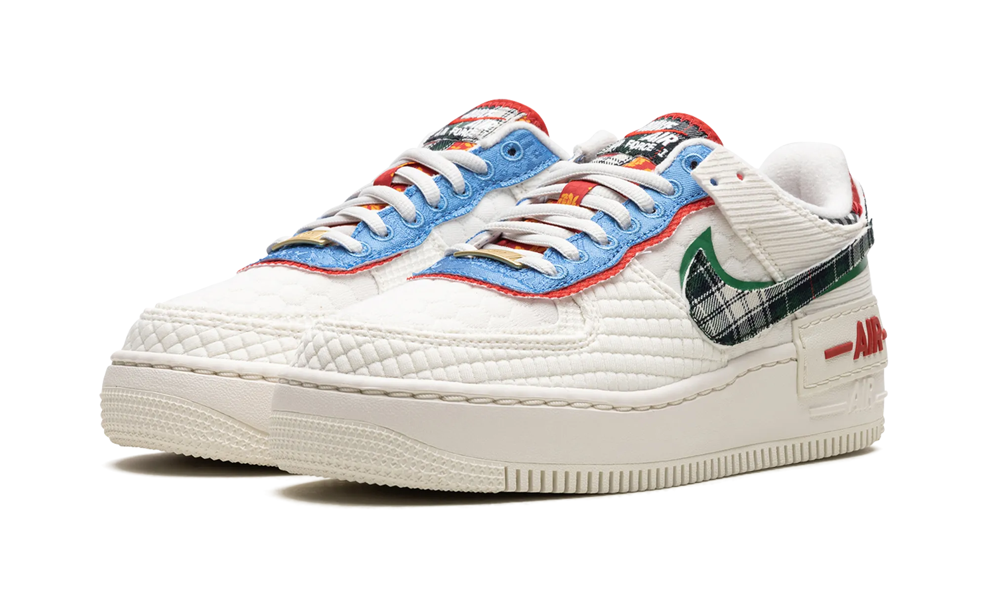 Flex Zones Engineering Refined Build NIKE AIR FORCE 1 SHADO WMNS "Multi-Material"