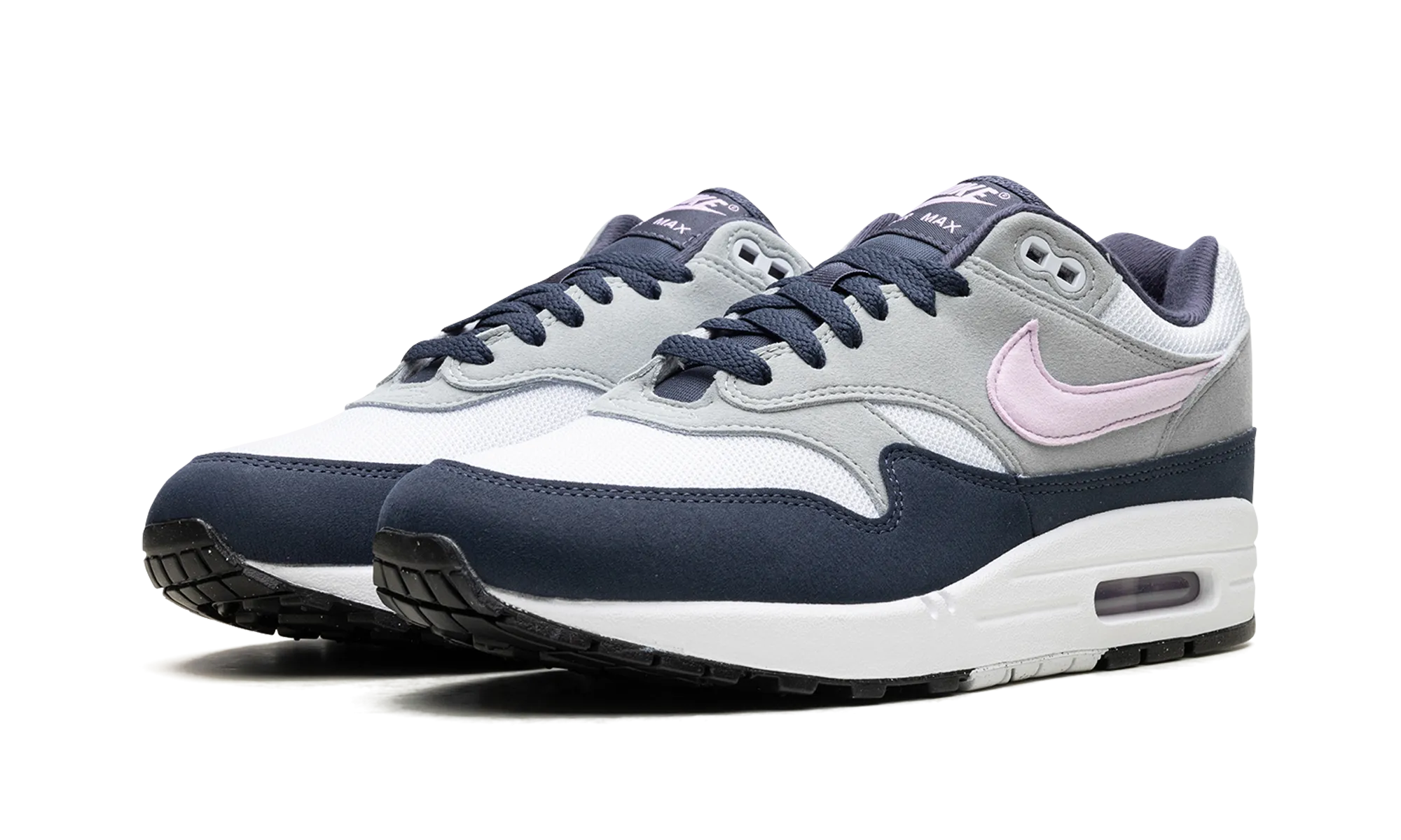 narrow - fitting no - tie running shoes Nike Air Max 1 "Lilac Bloom"