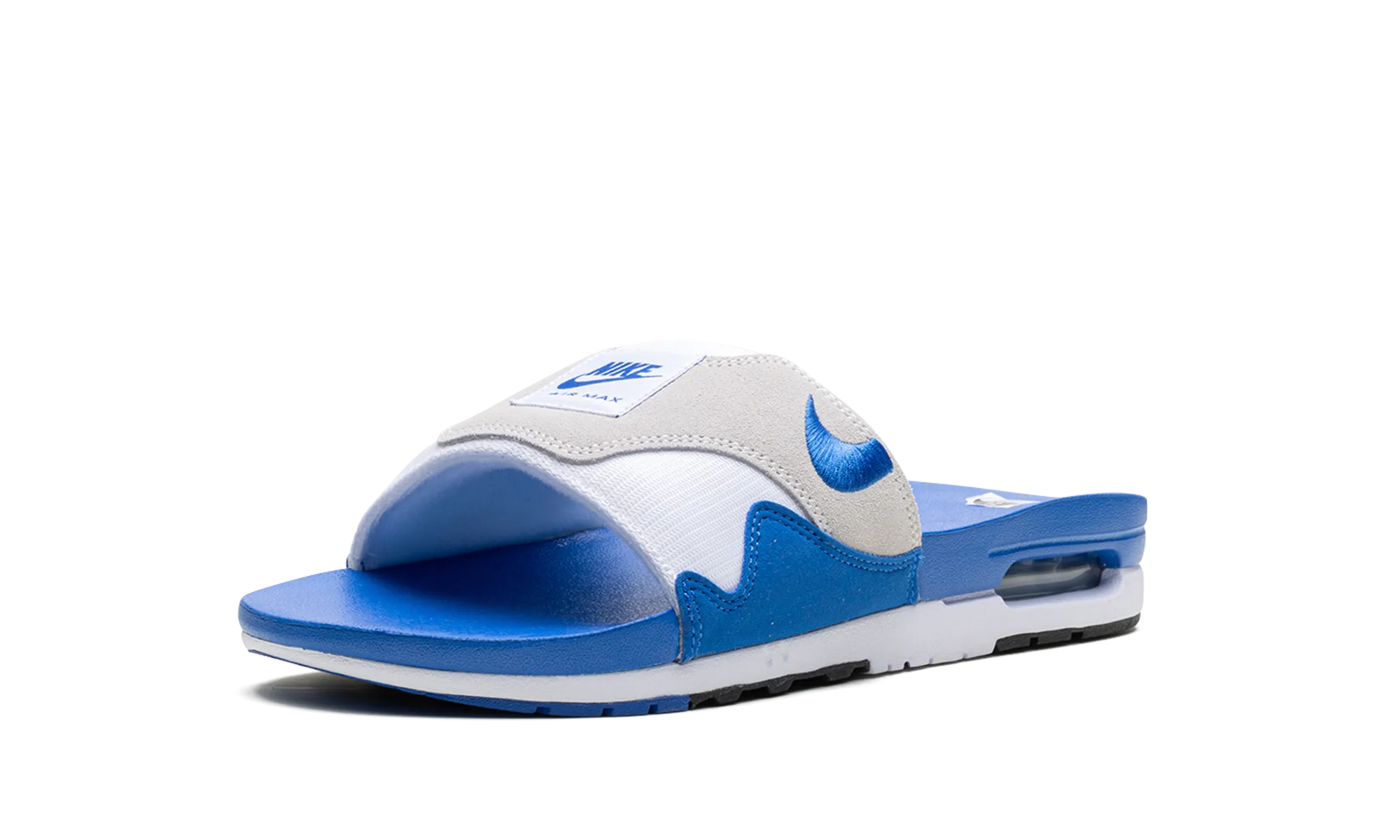winter running shoes running shoes for urban explorers Nike Air Max 1 Slide "Royal Blue"
