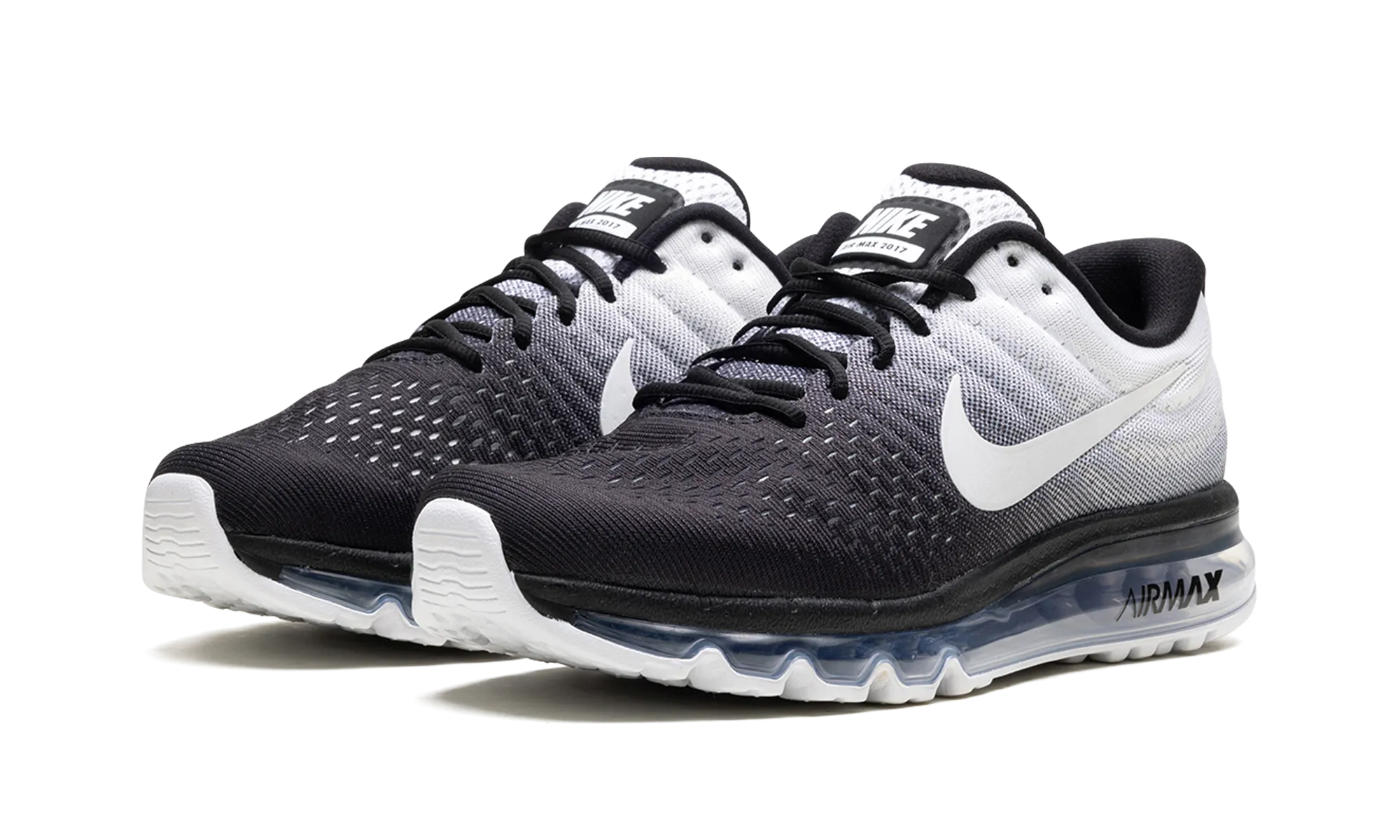 Nike Air Max 2017 "BLACK WHITE" odor - control lining shoes