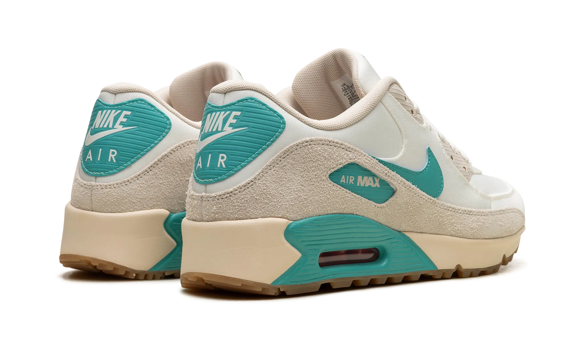 SlipResistant fitness shoes Nike Air Max 90 Golf "Sail Washed Teal"