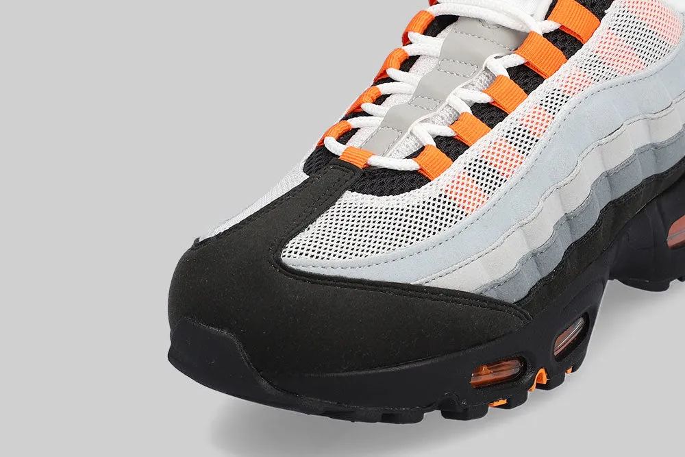 All - weather use cross - country runner shoes Nike Air Max 95 OG 'Bright Mandarin'