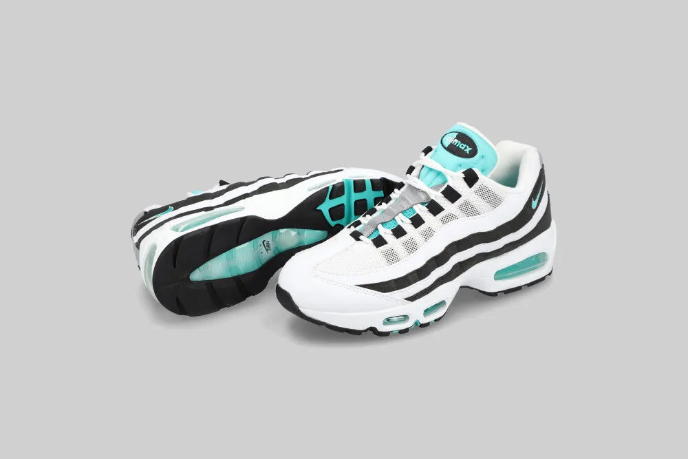 Nike Air Max 95 OG 'White and Black' Sprinting Aid