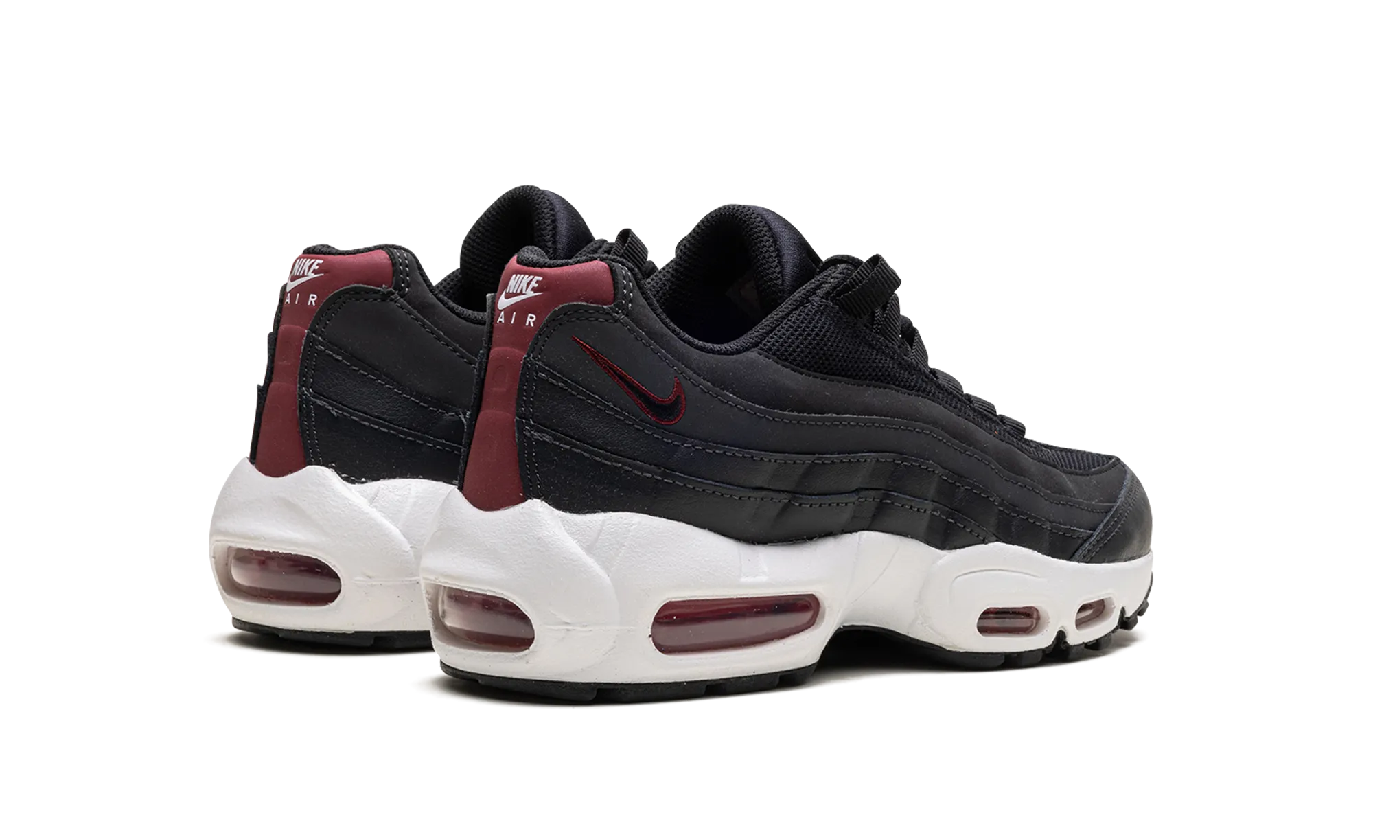 Nike Air Max 95 Recraft GS "Anthracite Team Red" suede shoes