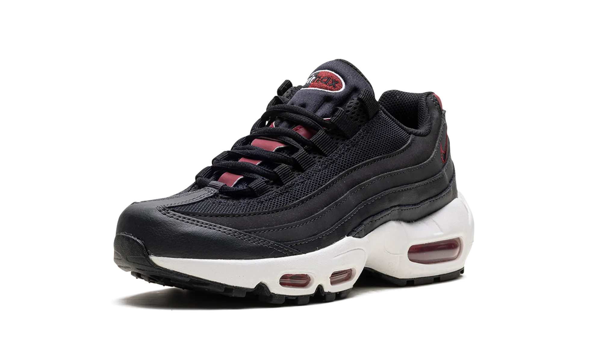 Nike Air Max 95 Recraft GS "Anthracite Team Red" Synthetic Rest