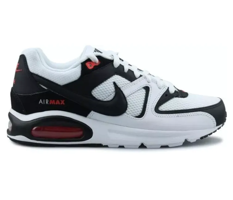 Nike Air Max Command (White/Back-Max Orange) Ventilation Ports Design Premium Comfort